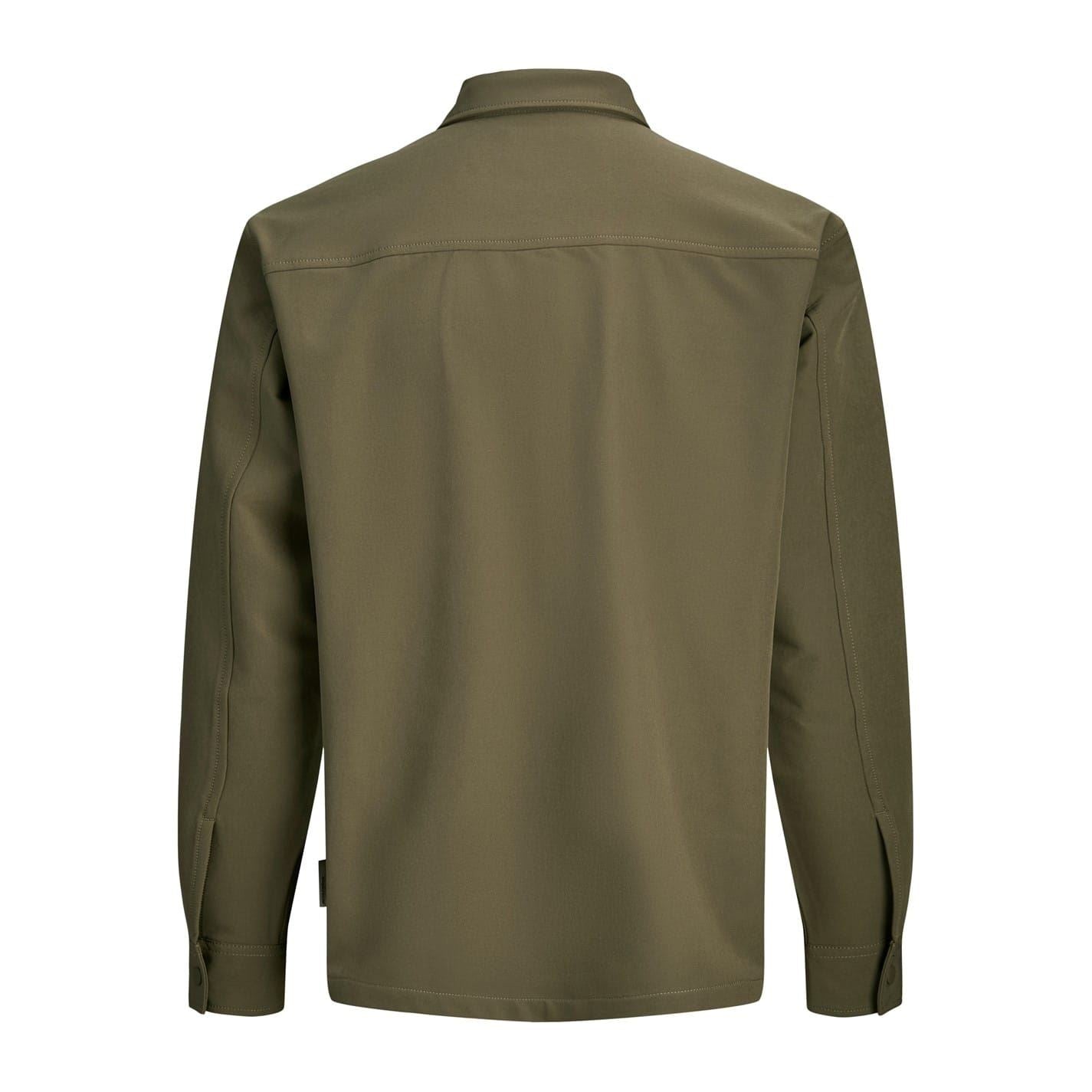 Jack and Jones Commute Regular Fit Collared Neck Long Sleeve Shirt