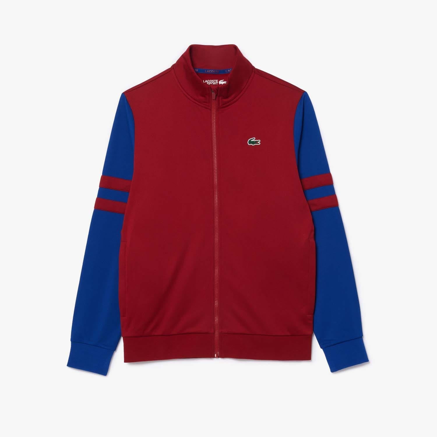 Lacoste Sport Zip-Up Stretch Tennis Sweatshirt