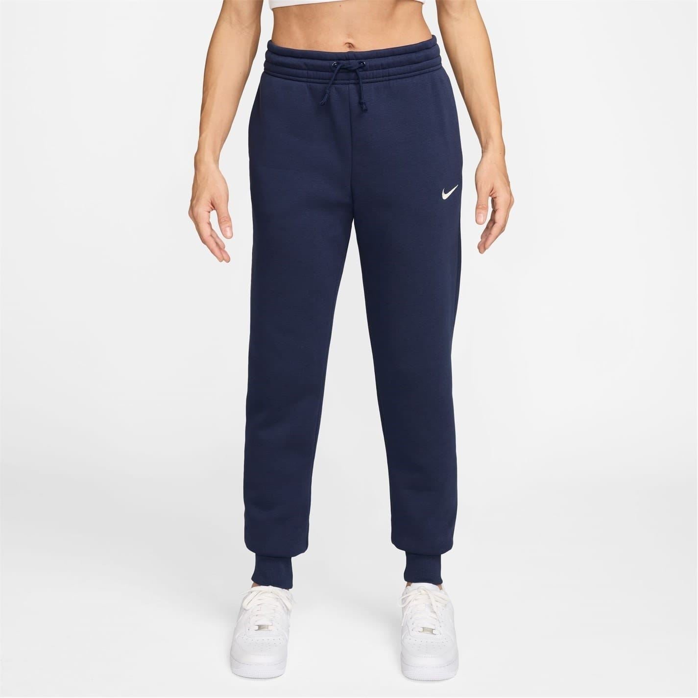 Nike Womens Sportswear Phoenix Fleece Mid Rise Sweatpants