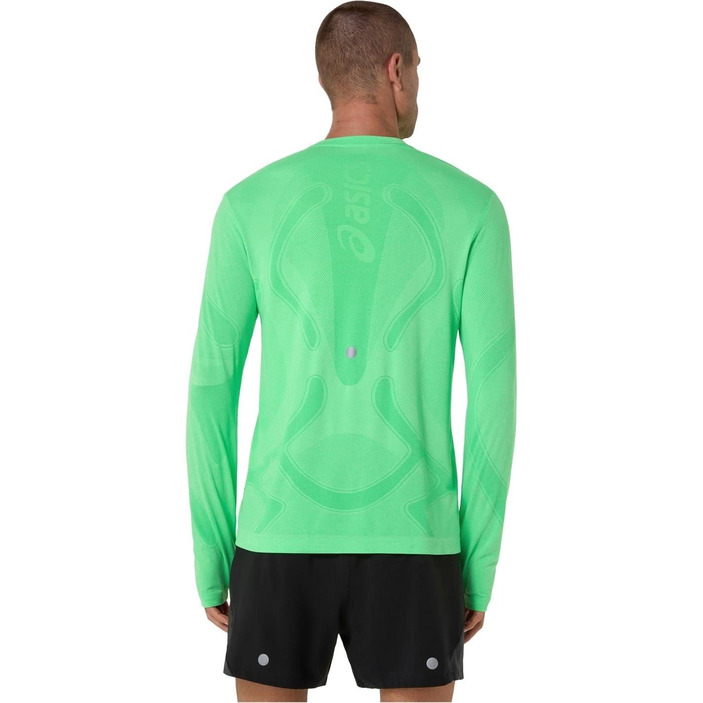 Asics Crew Neck Long Sleeve Thumb Hole Jersey T-Shirt