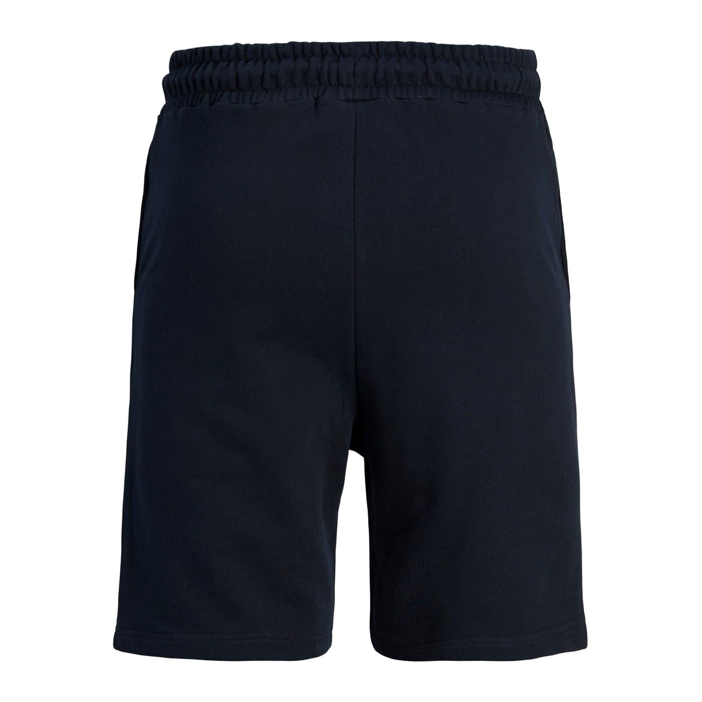 Jack and Jones Solid Bermuda Sweat Shorts with Elasticated Waistband