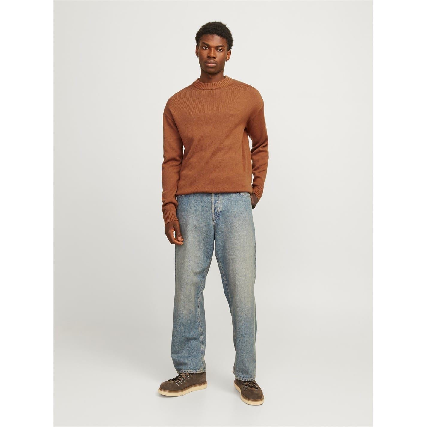 Jack and Jones Relaxed Fit Crew Neck Sweater