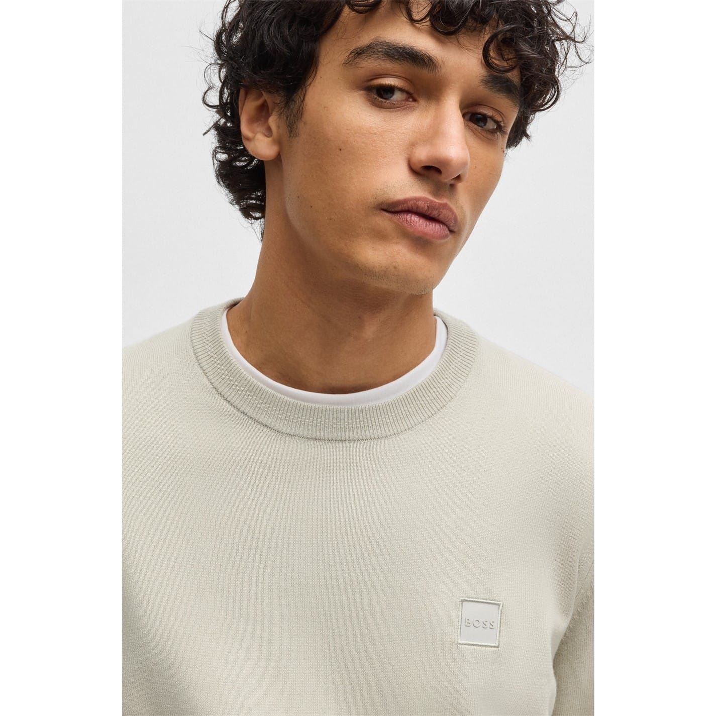 Boss Mens Kanovano Crew Neck Jumper