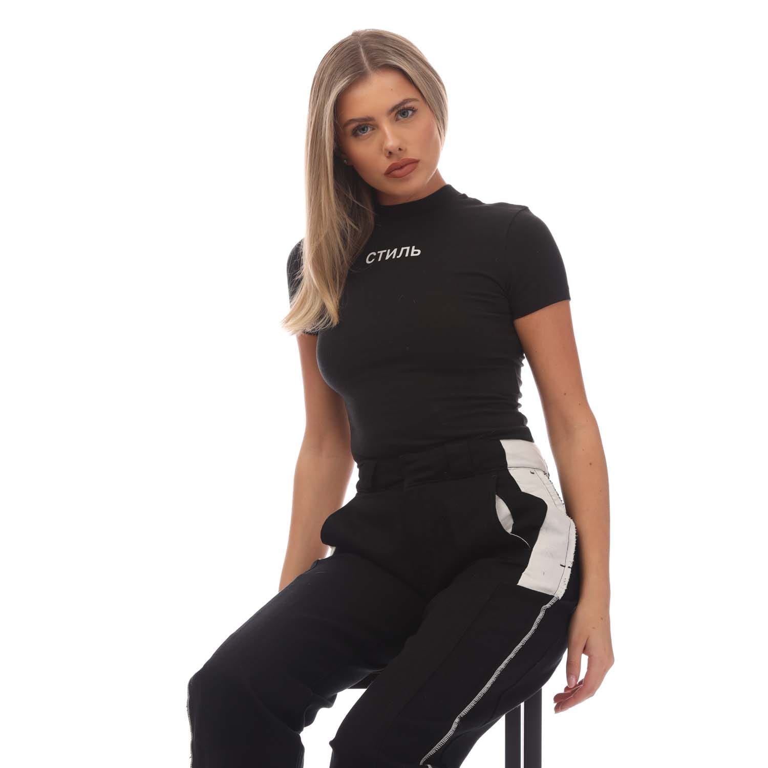 Heron Preston Flaming Skull Baby T-Shirt