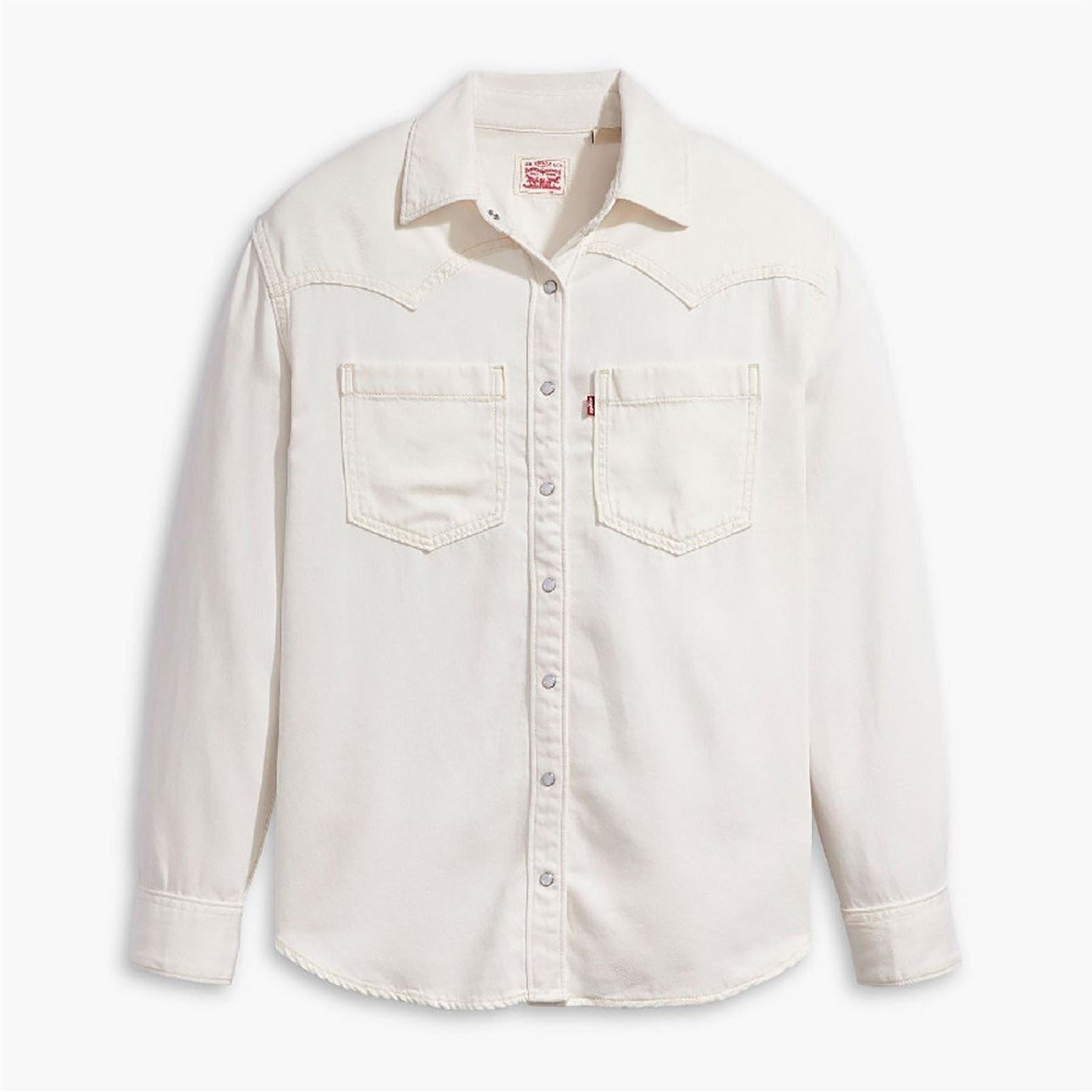 Levis Teodora Western Long Sleeve Denim Shirt