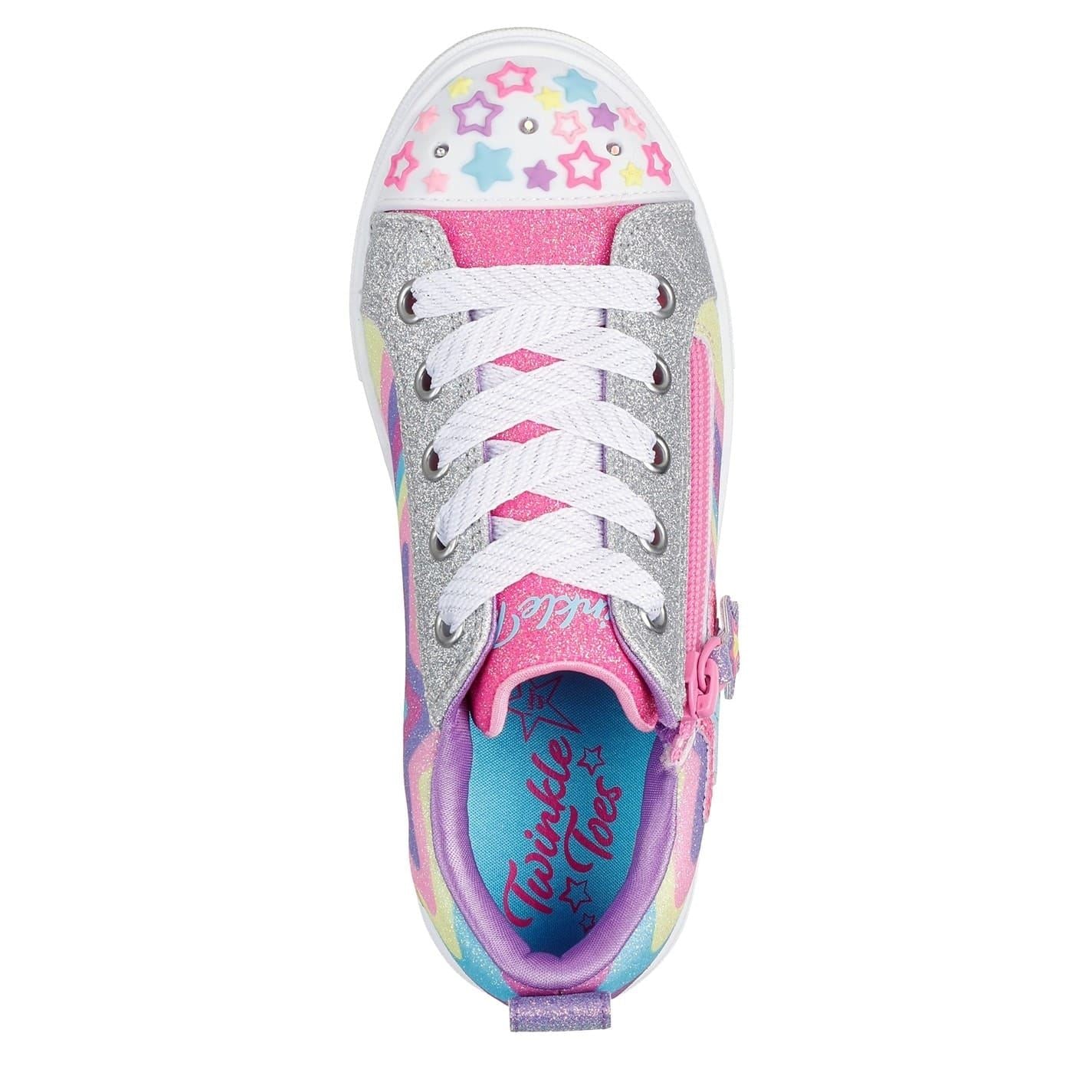 Skechers Twinkle Sparks Graphic Print Low Top Sneakers