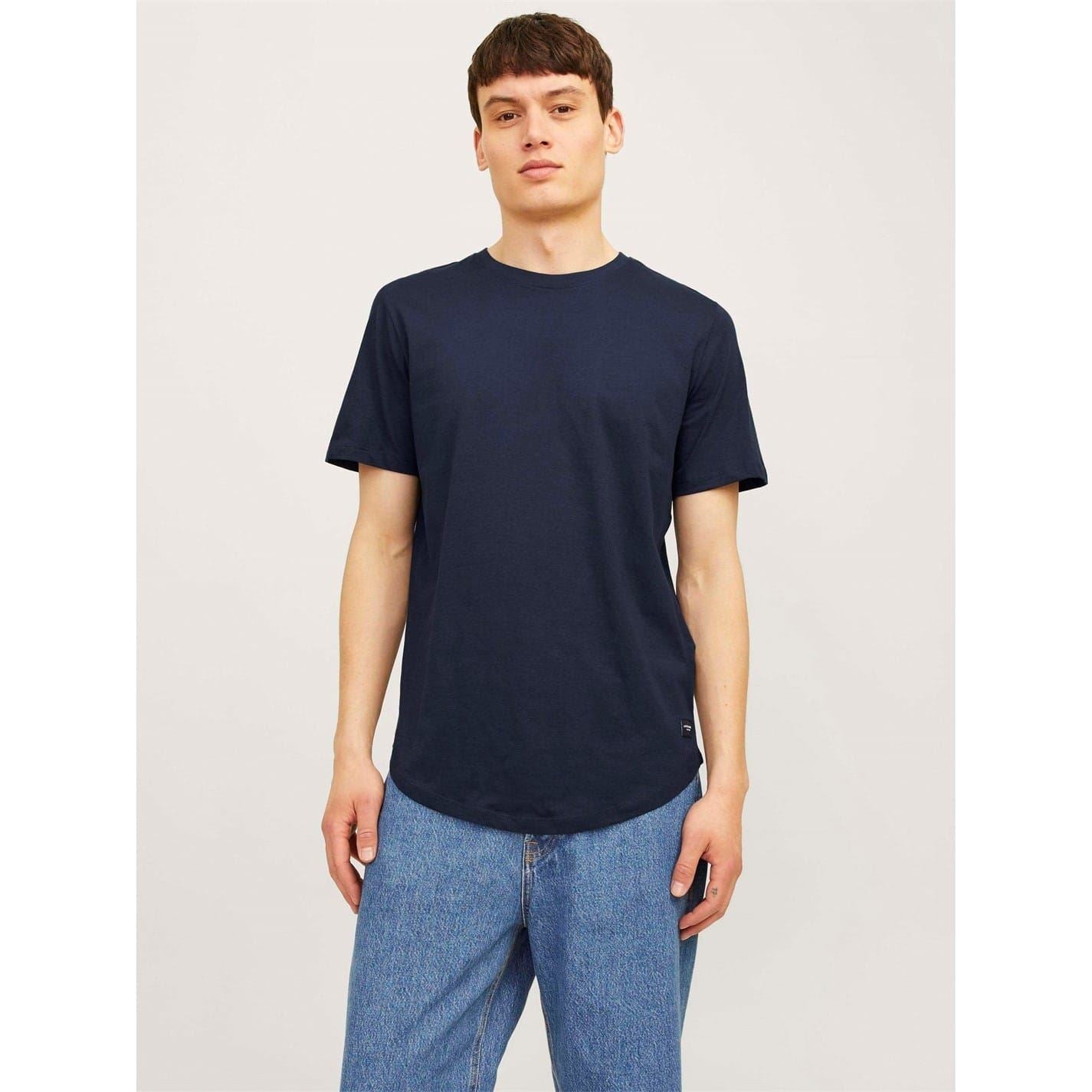 Jack and Jones Noa Crew Neck Short Sleeve Jersey T-Shirt 5 Pack