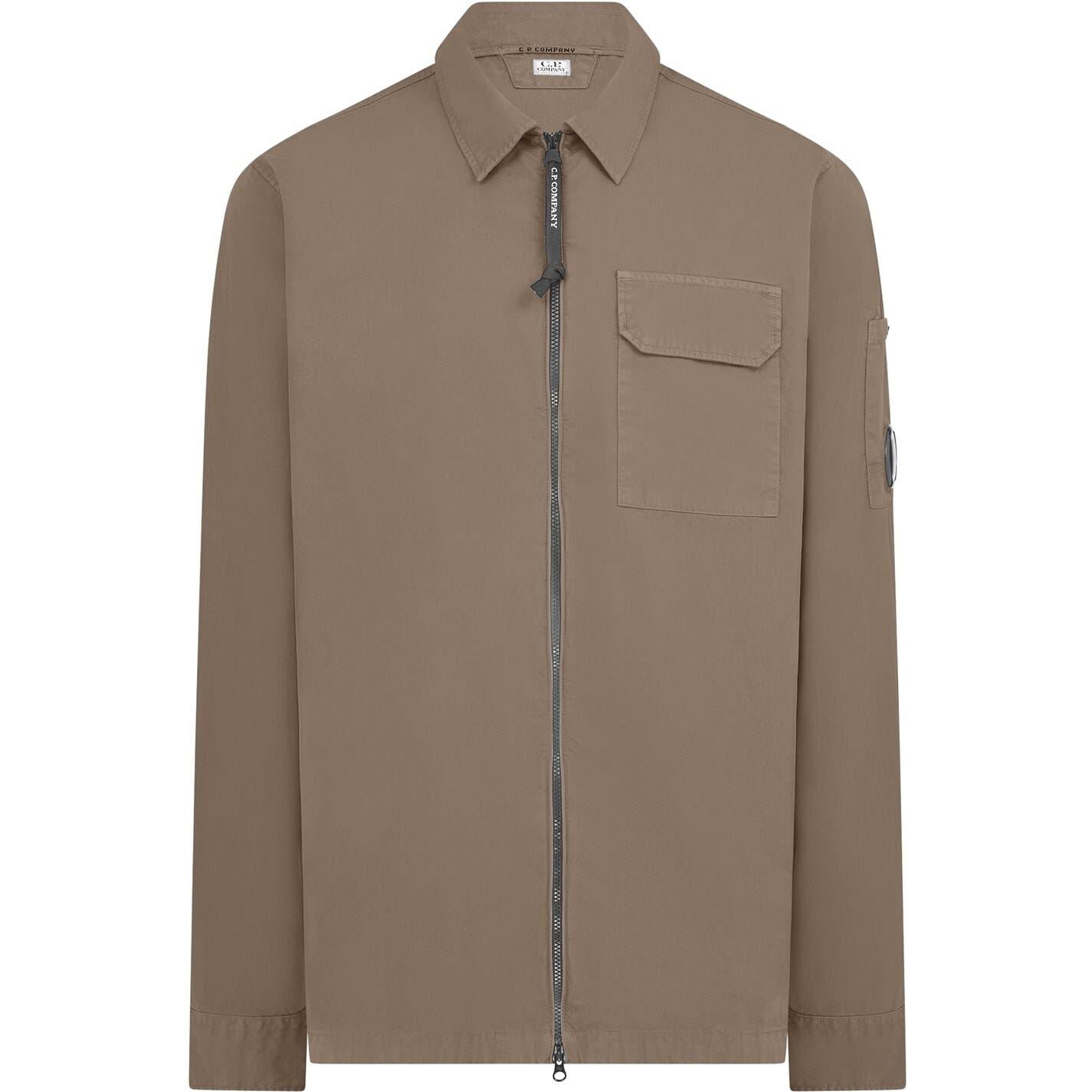 C.P. Company Mens Gabardine Lens Overshirt