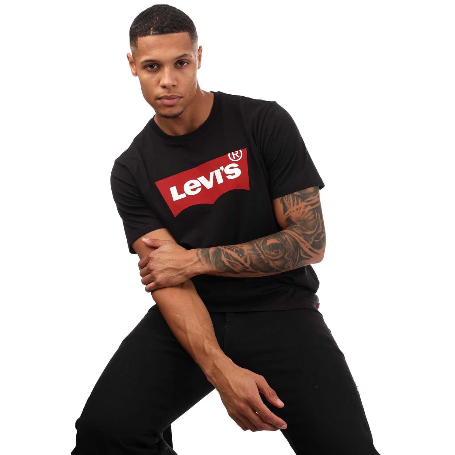 Levis Mens Graphic Set-In Neck T-Shirt