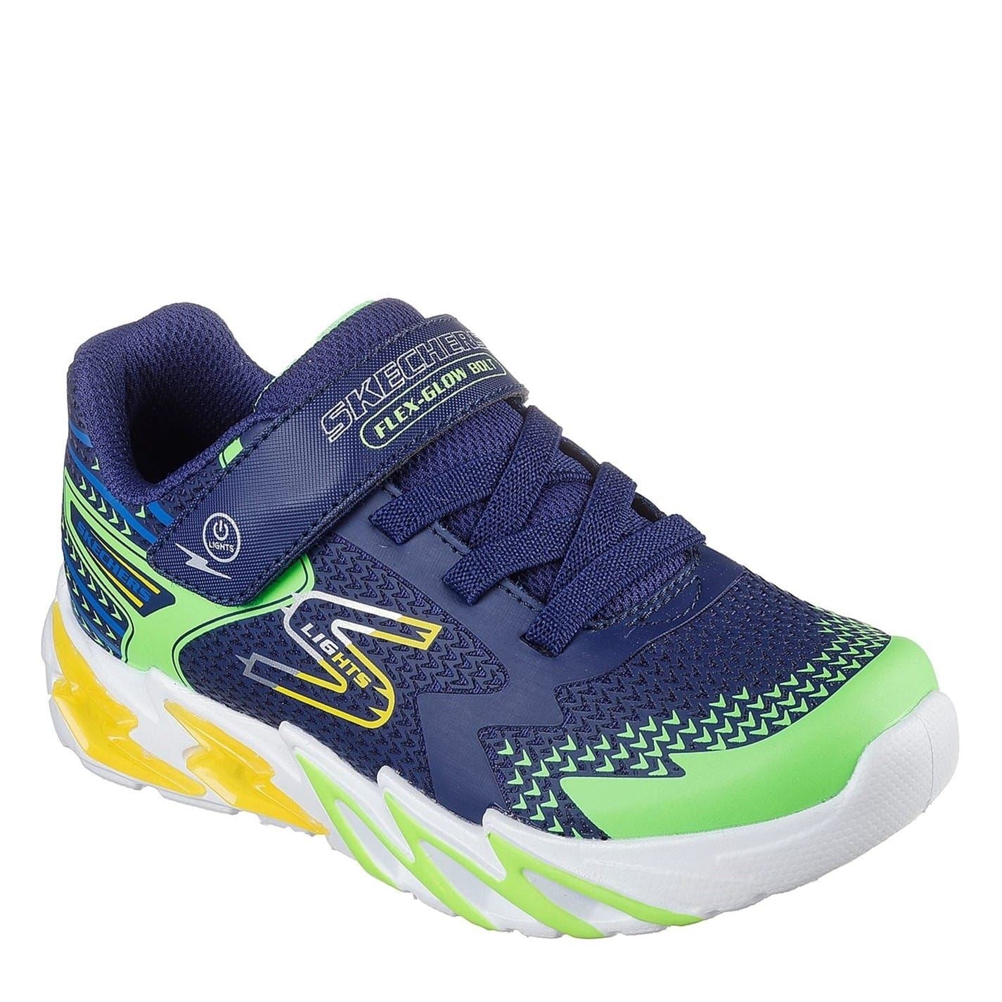 Skechers Flex Glow Child Boys Trainers