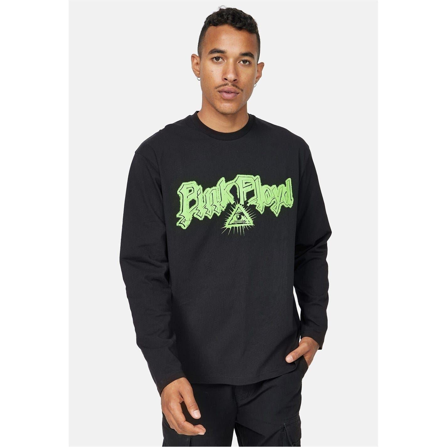 Pink Floyd Crew Neck Regular Fit Long Sleeve T-Shirt