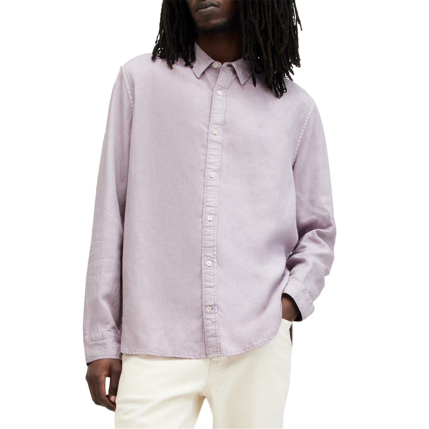 AllSaints Laguna Regular Fit Long Sleeve Shirt