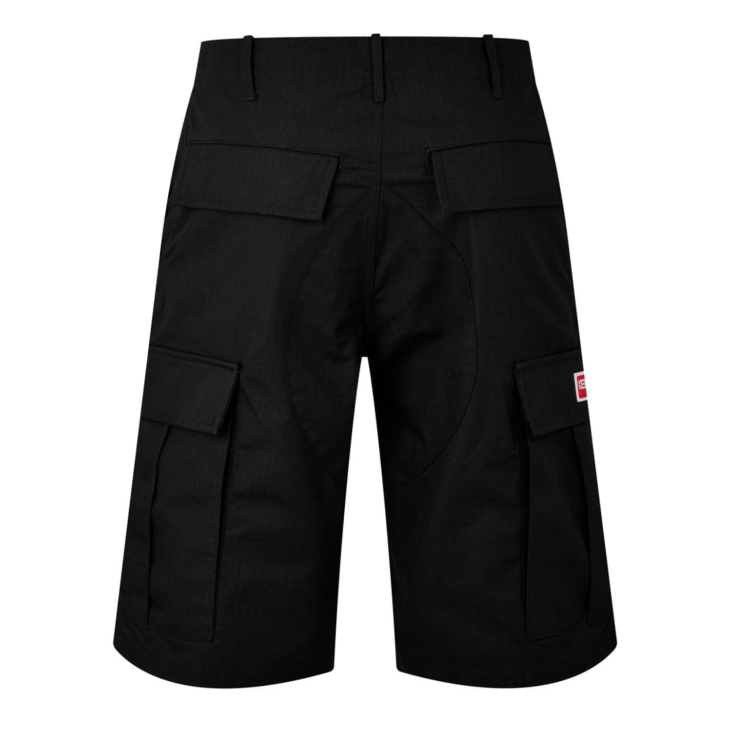 Kenzo Denim Cargo Bermuda Shorts
