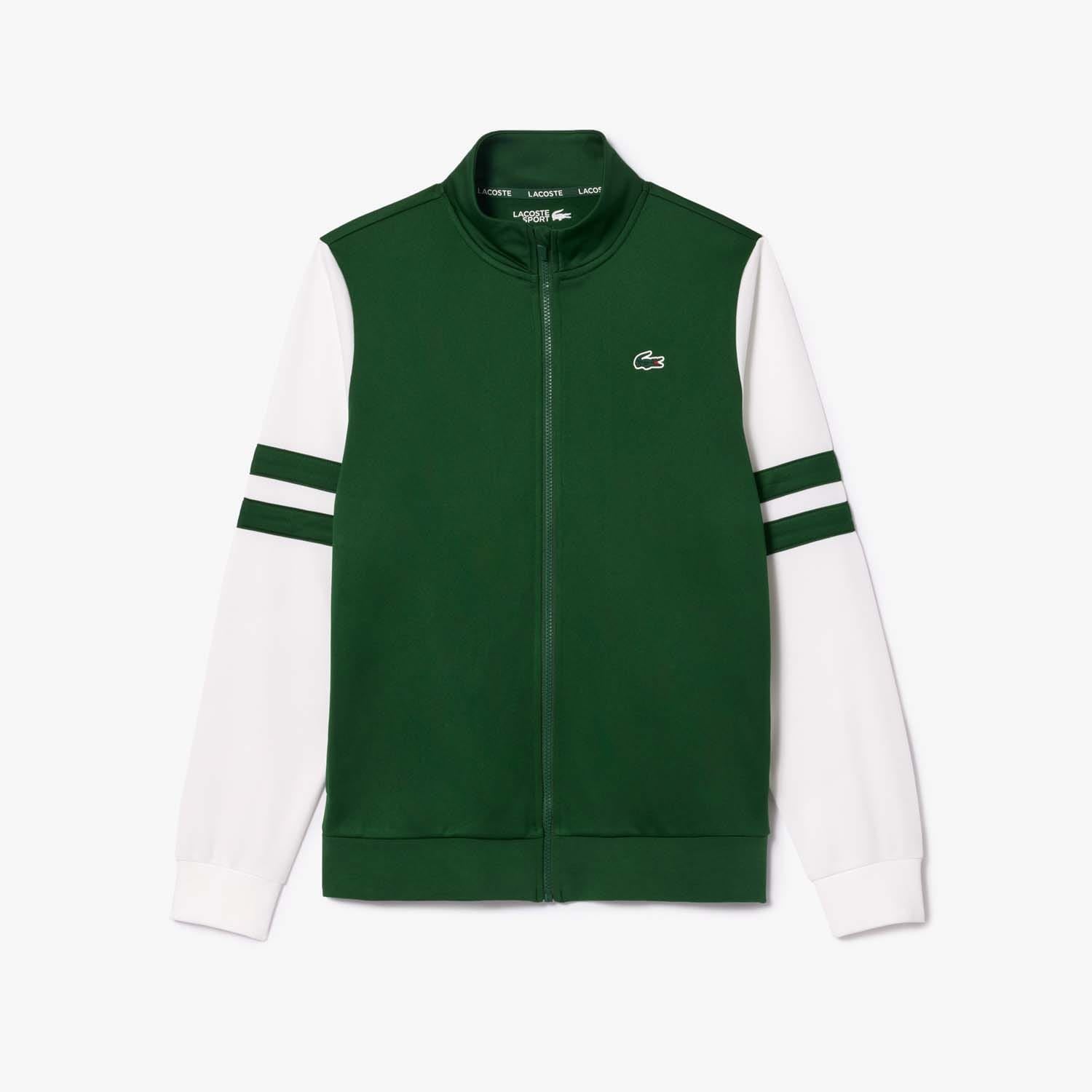 Lacoste Sport Zip Up Stretch Tennis Sweatshirt