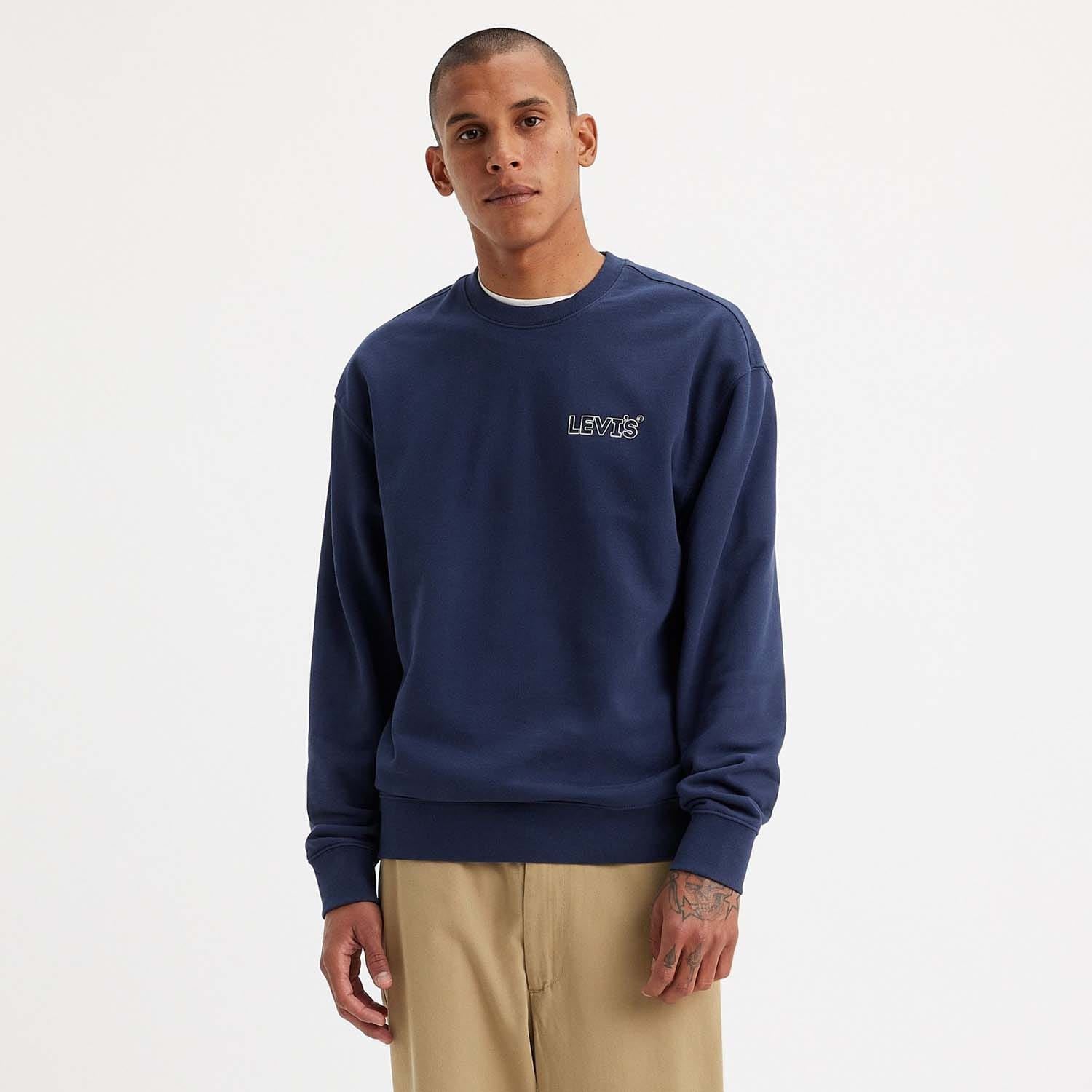 Levis Relaxed Graphic Crew Neck Sweatshirt