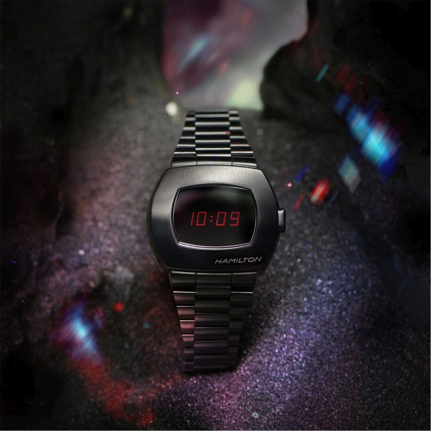 Hamilton Steel Bracelet Strap Digital Watch