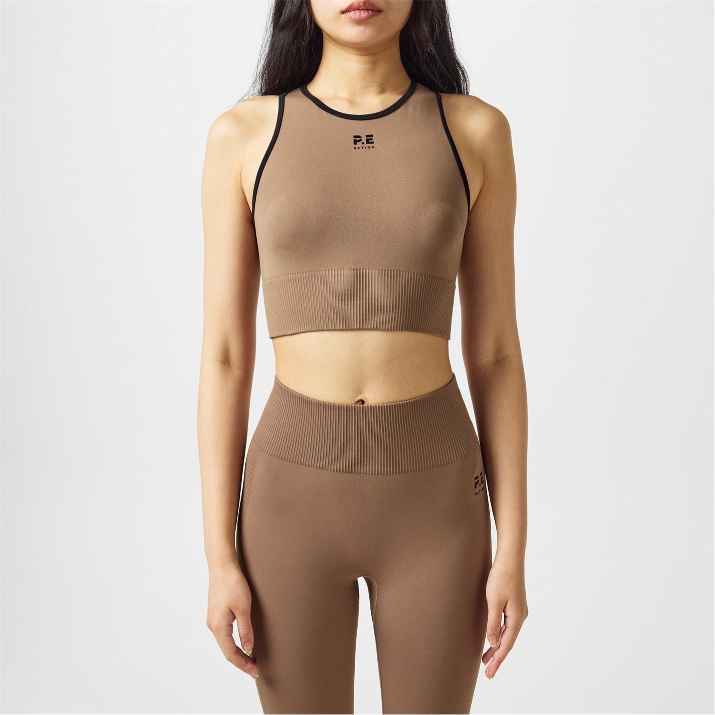 PE Nation Cropped Slim Fit Restore Tank