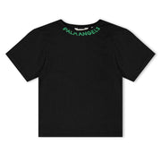 Palm Angels Junior Regular Fit Logo Print T-Shirt
