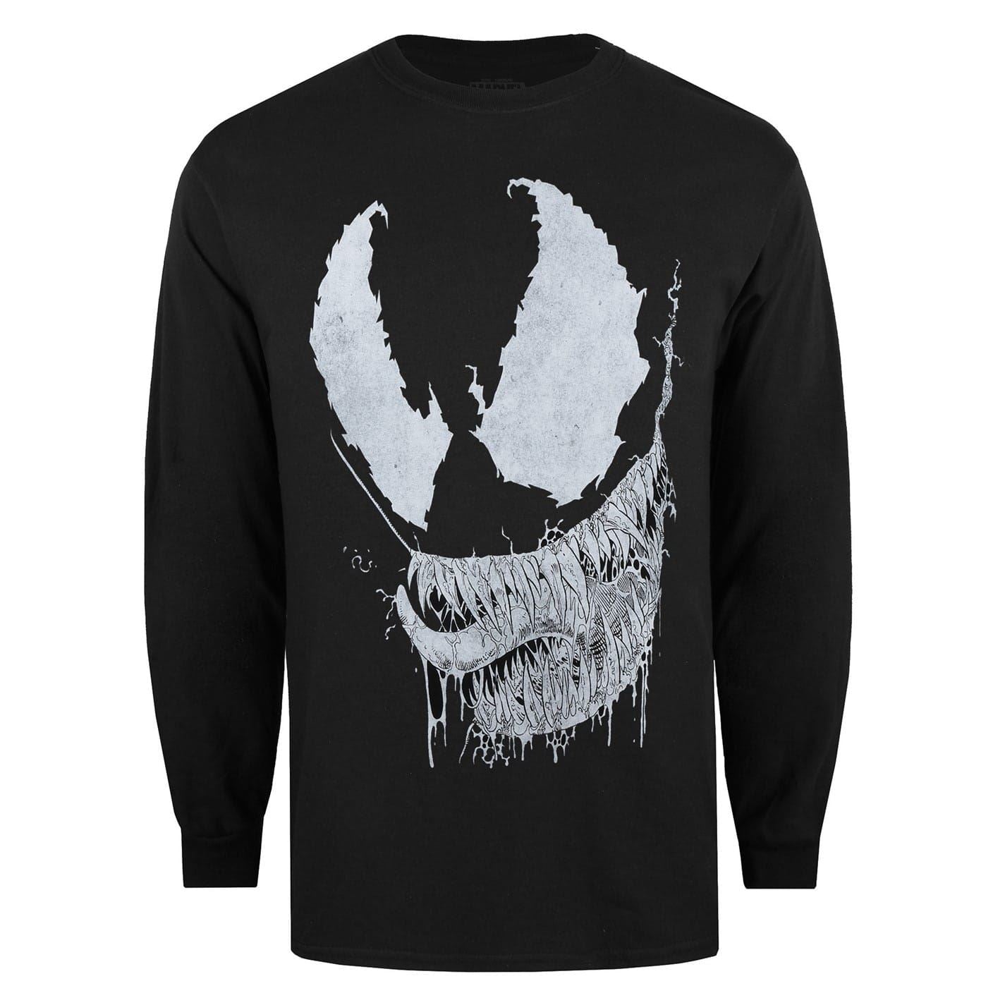 Marvel Comics Graphic Crew Neck Long Sleeve Jersey T-Shirt