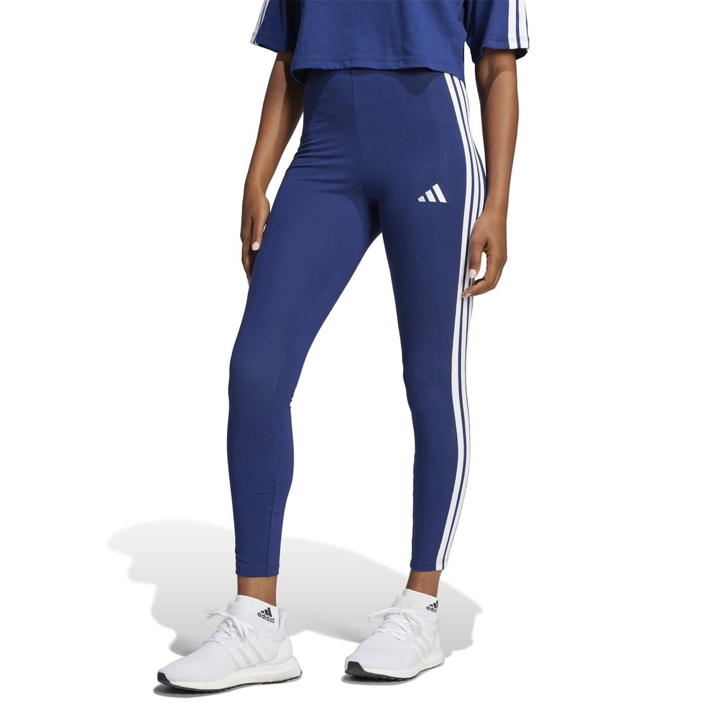 adidas Womens Essentials 3 Stripe Leggings