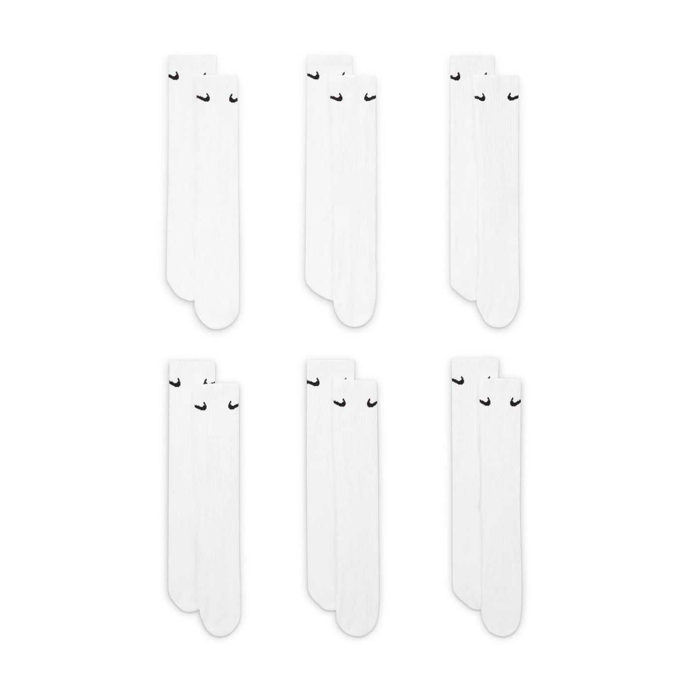 Nike 6 Pack Cushioned Training Crew Socks