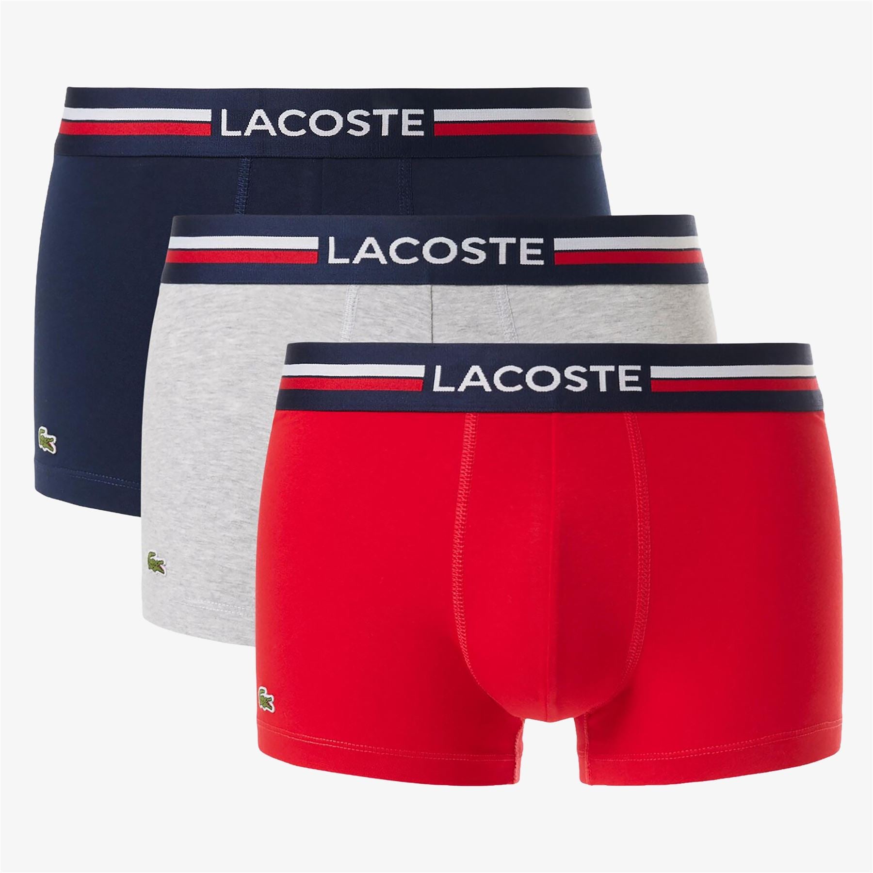 Lacoste 3 Pack of Trunks