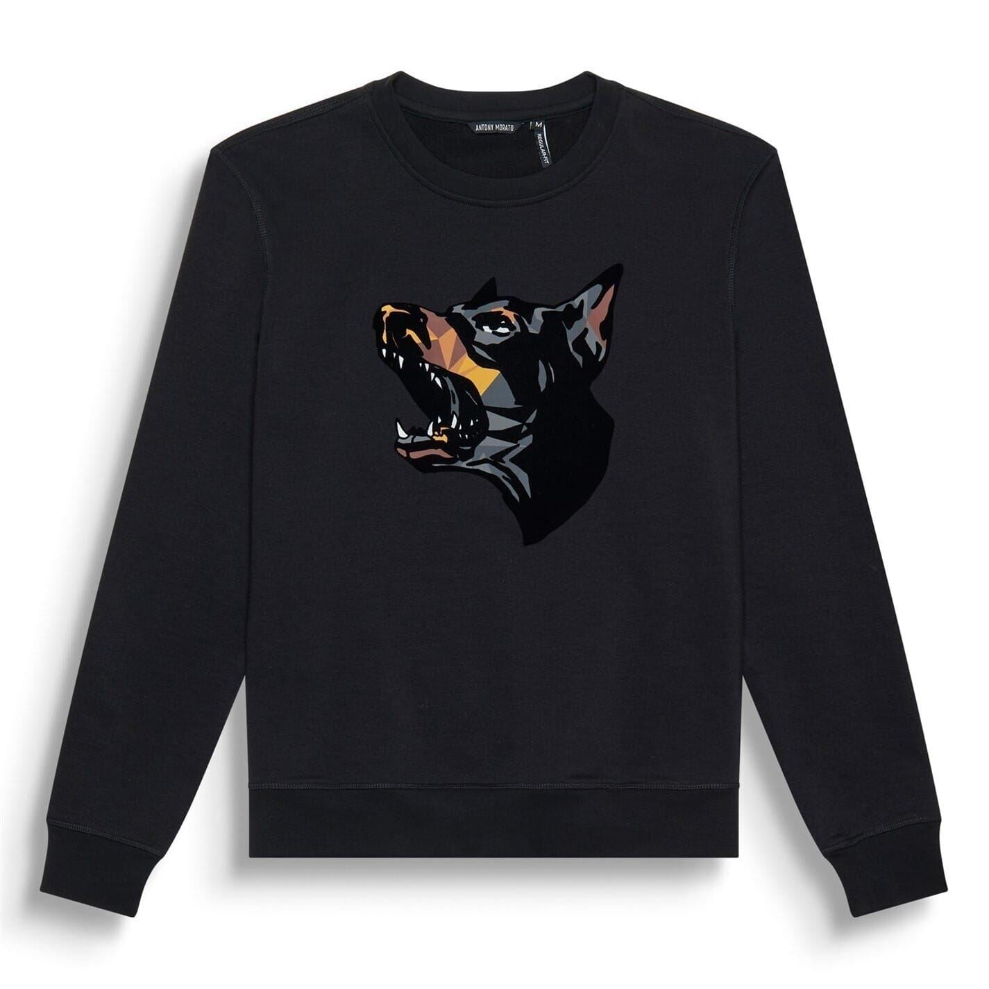 Antony Morato Regular Fit In Able Cotton Blend Fabric With Matt Plasticsustain And Flock Print