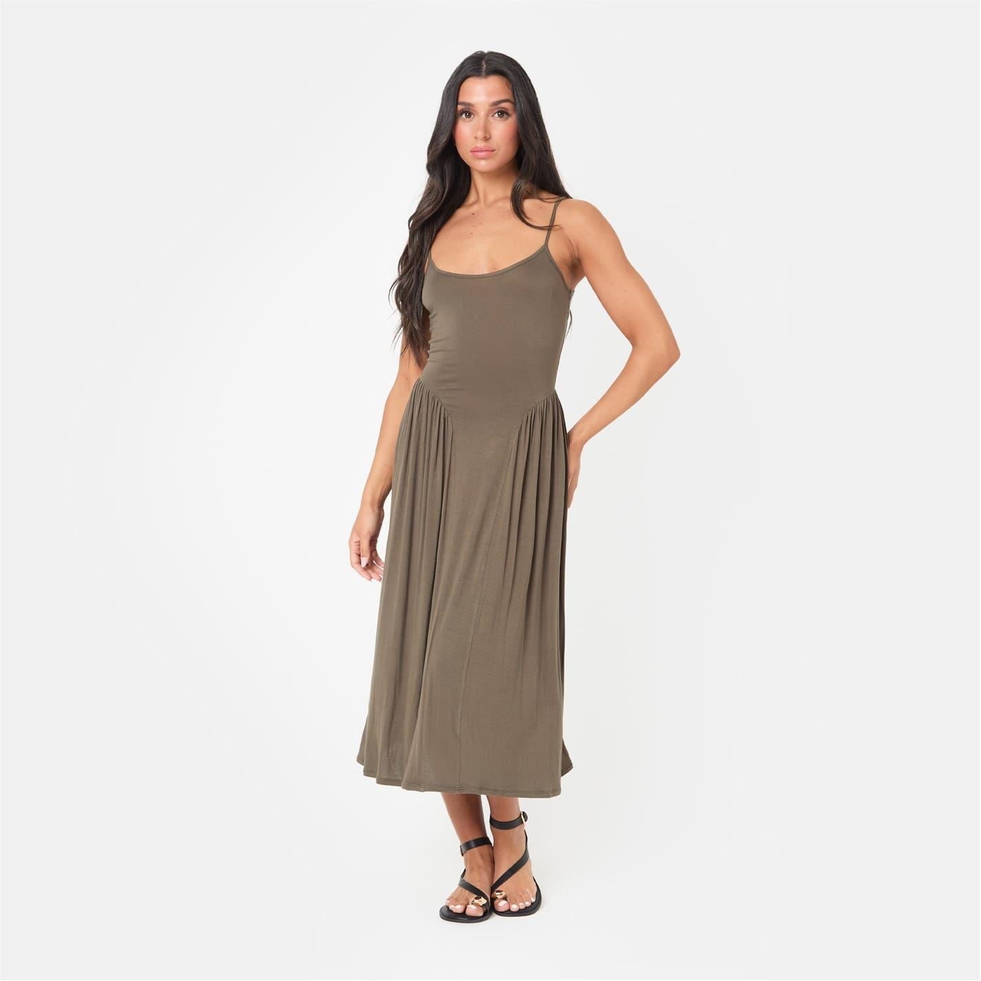 I Saw It First Back Midi Dress