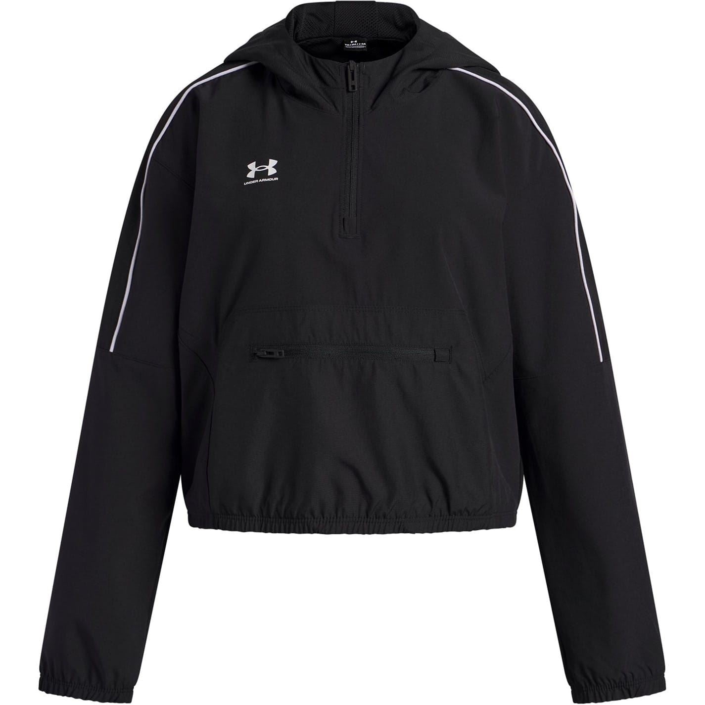 Under Armour Challenger Solid Patterned Hooded Anorak Jacket