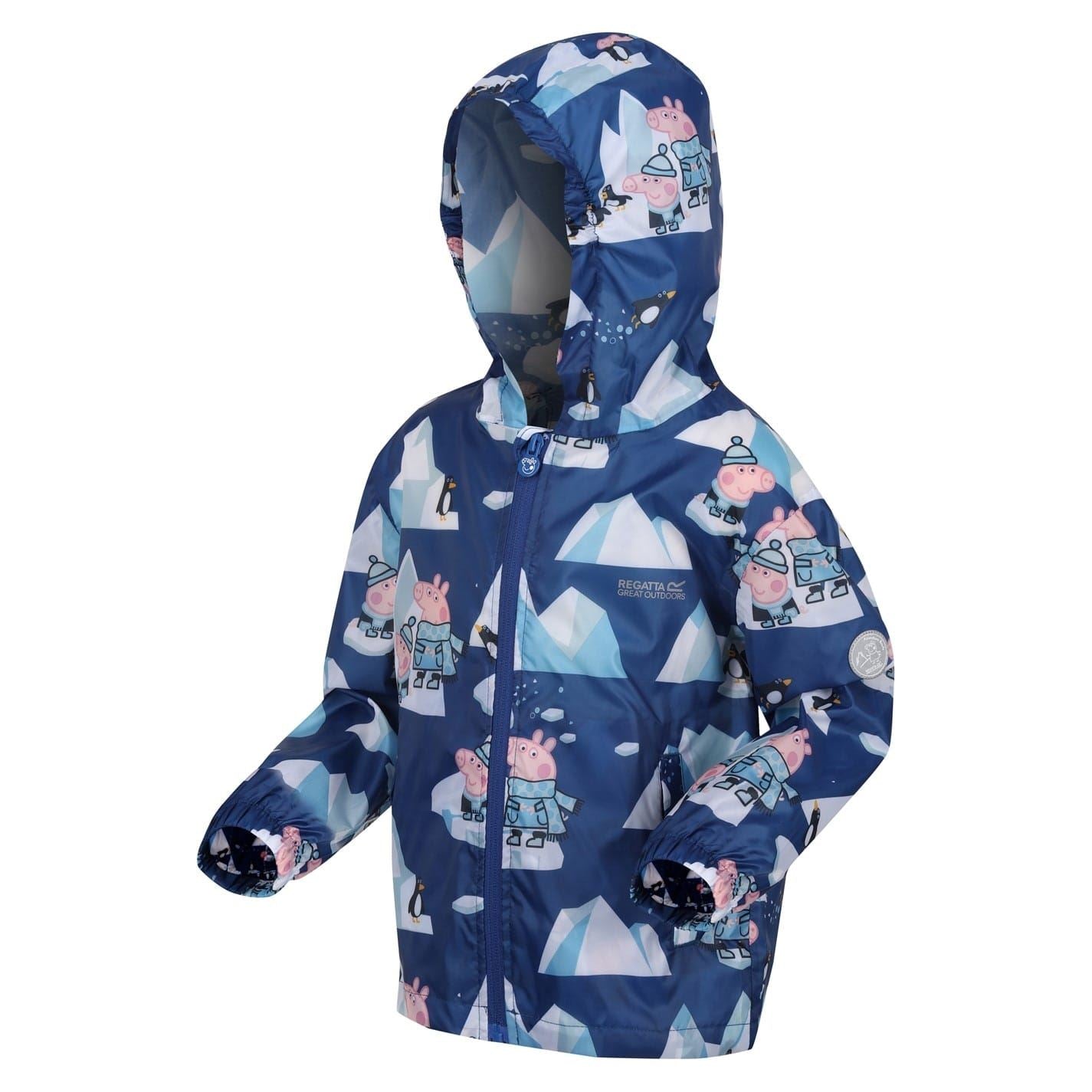 Regatta Pepa Polka Dot Hooded Rain Jacket