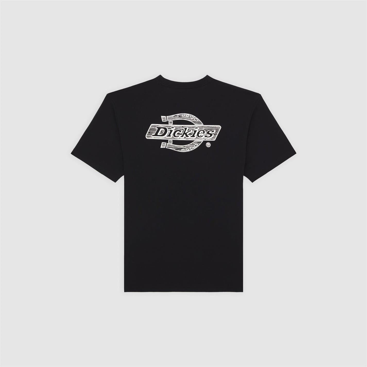 Dickies Wood Horseshoe Logo Print Regular Fit Crew Neck Short Sleeve T-Shirt