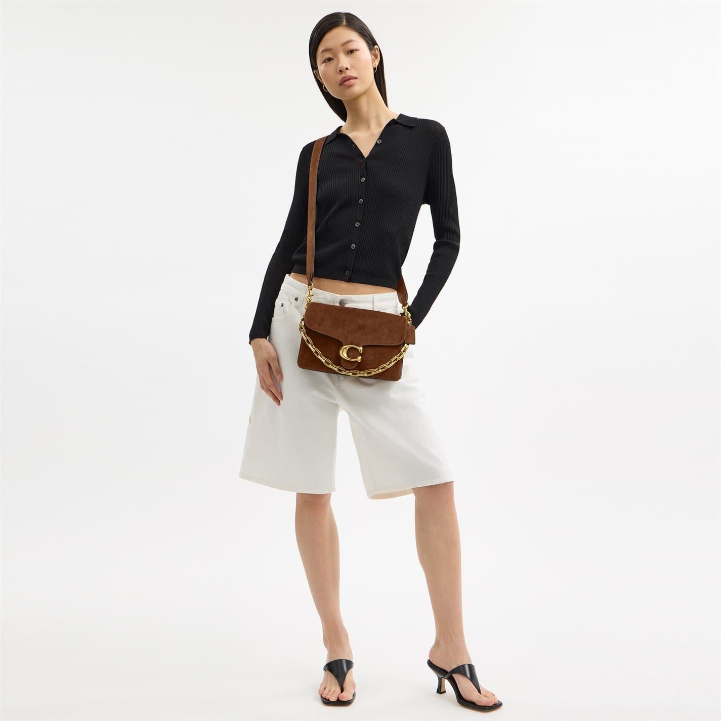 Coach Womens Tabby Chain Bag