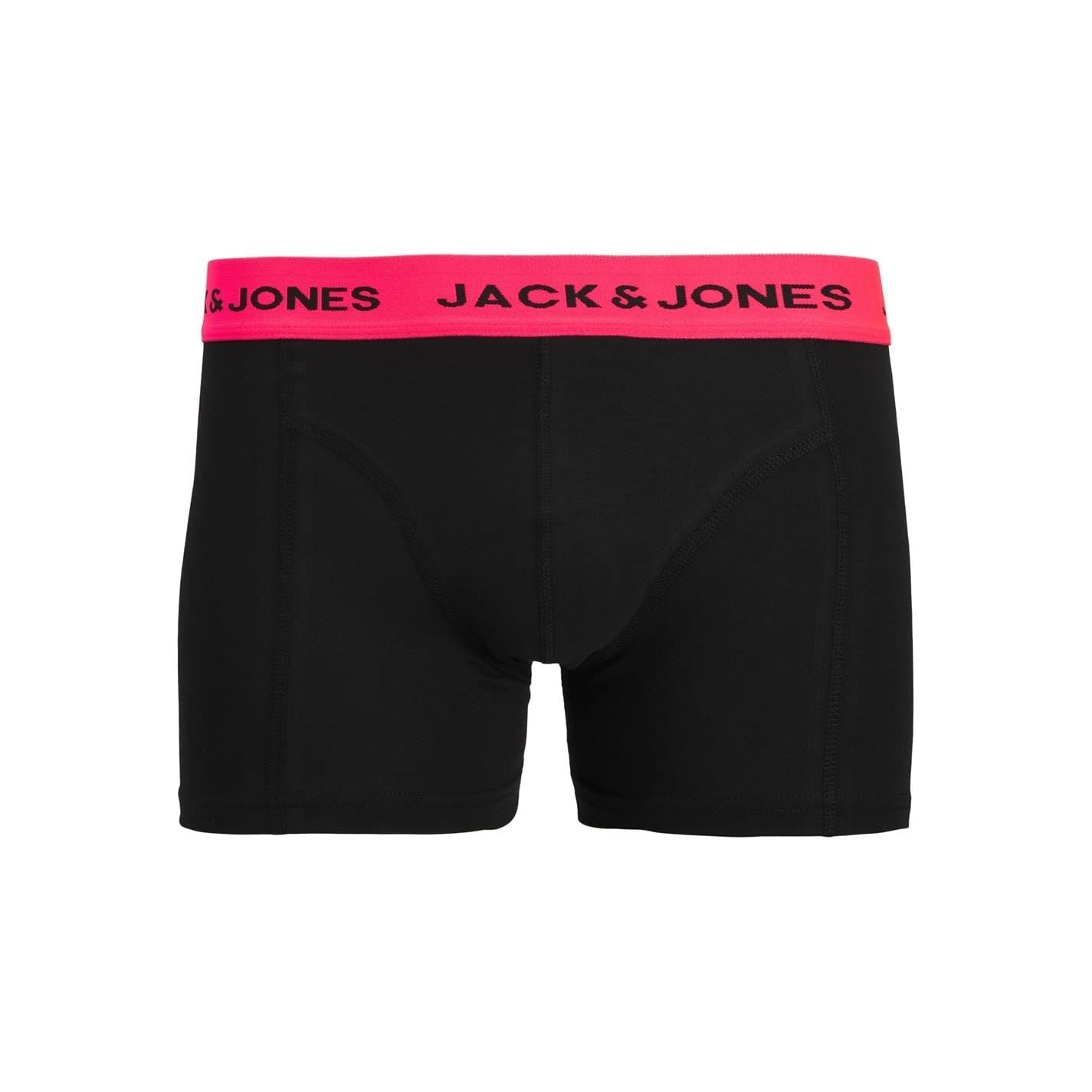 Jack and Jones 3 Pack Plain Design Trunks