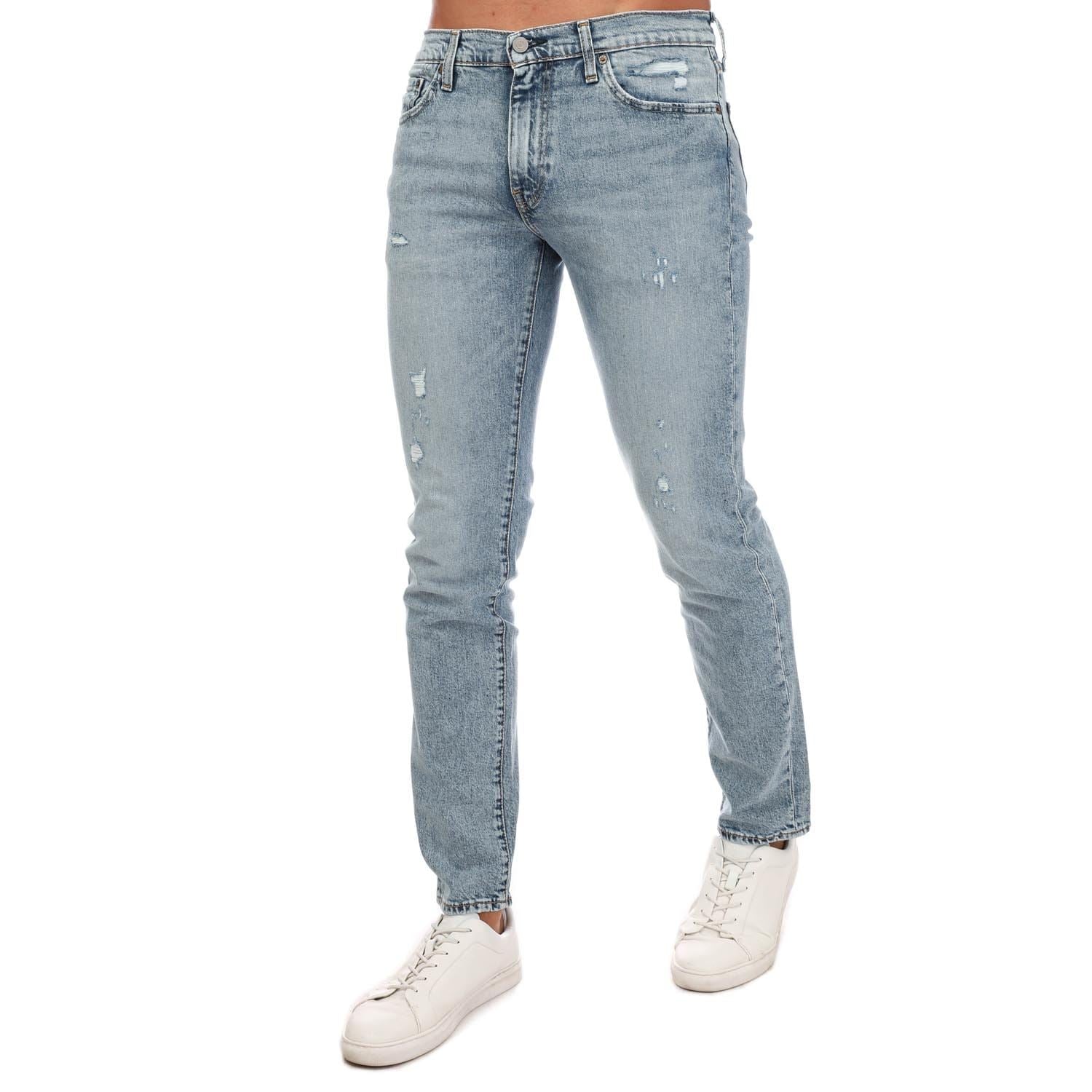 Levis Mens 511 Thrifted Casual Slim Fit Jeans