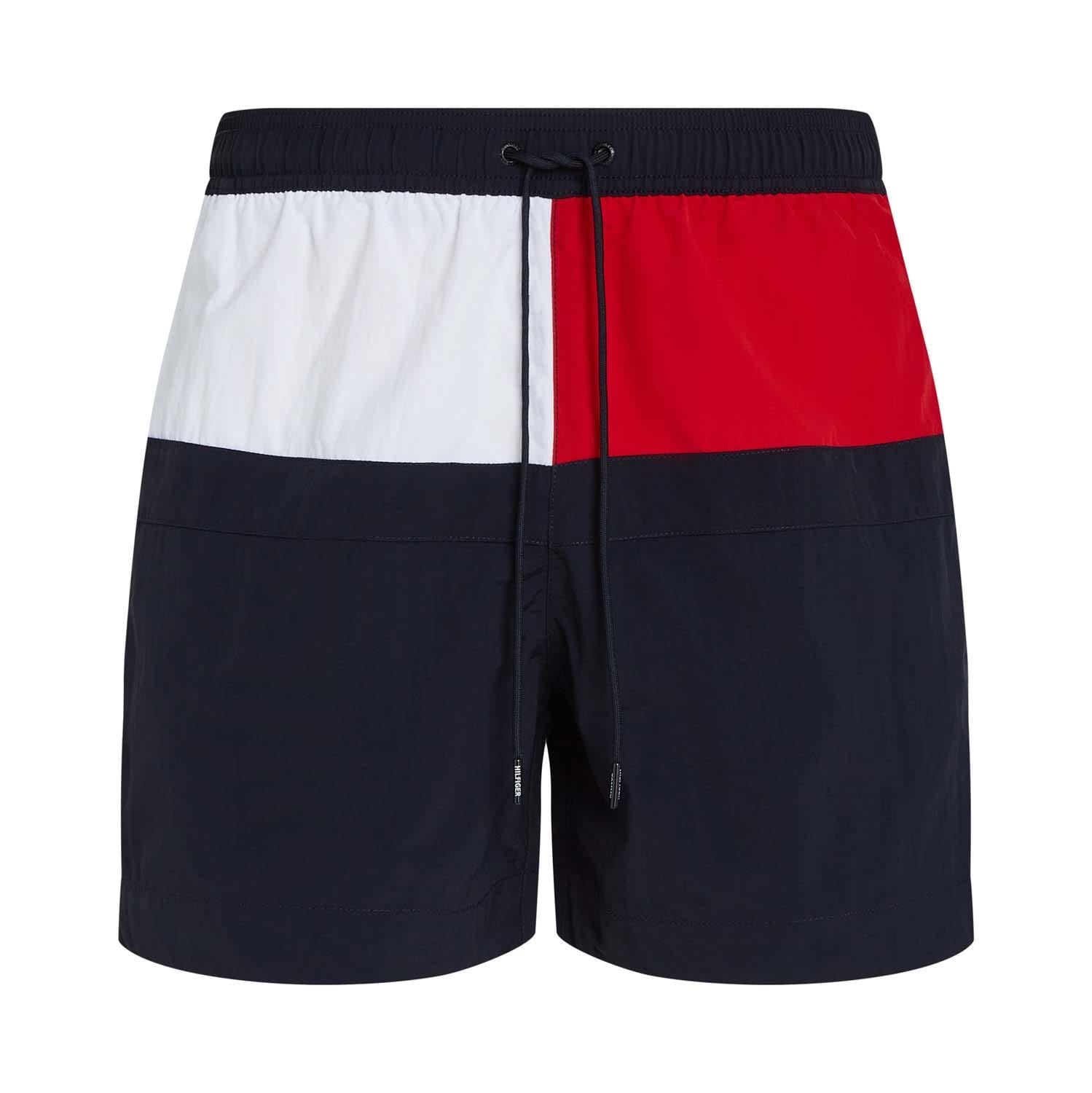 Tommy Hilfiger Flag Mid Length Swim Shorts