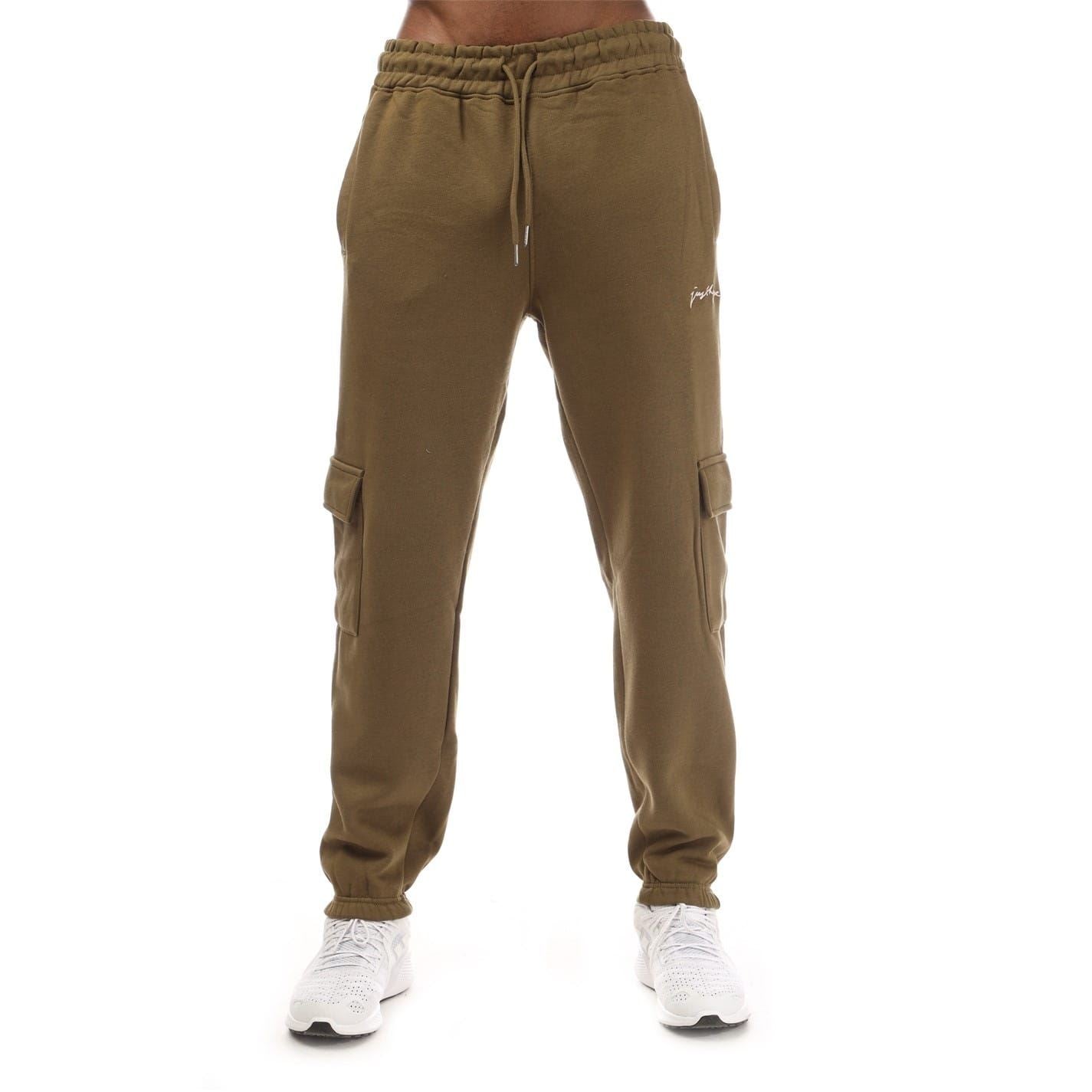 Hype Solid Patterned Cargo Joggers