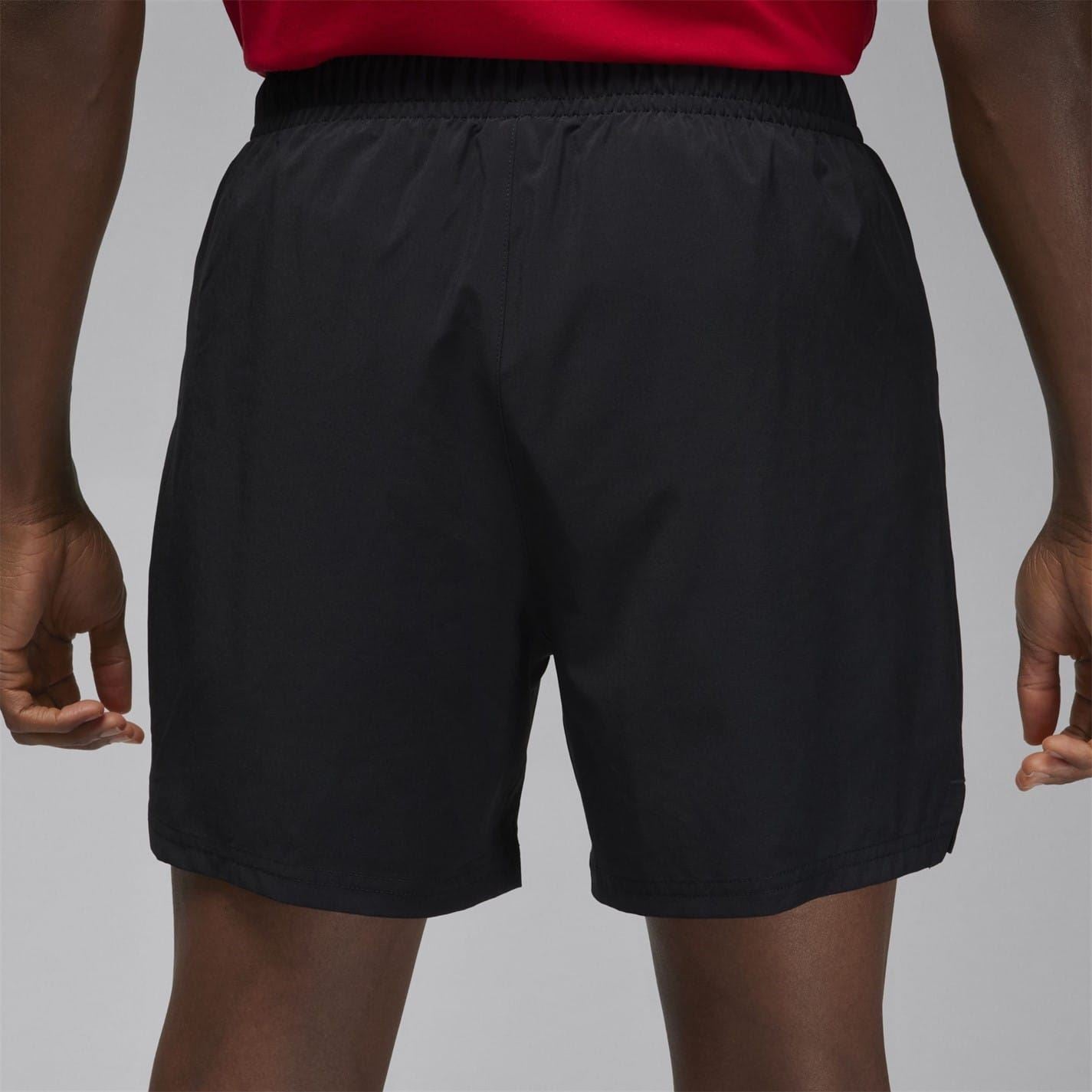 Air Jordan Solid Patterned Bermuda Shorts