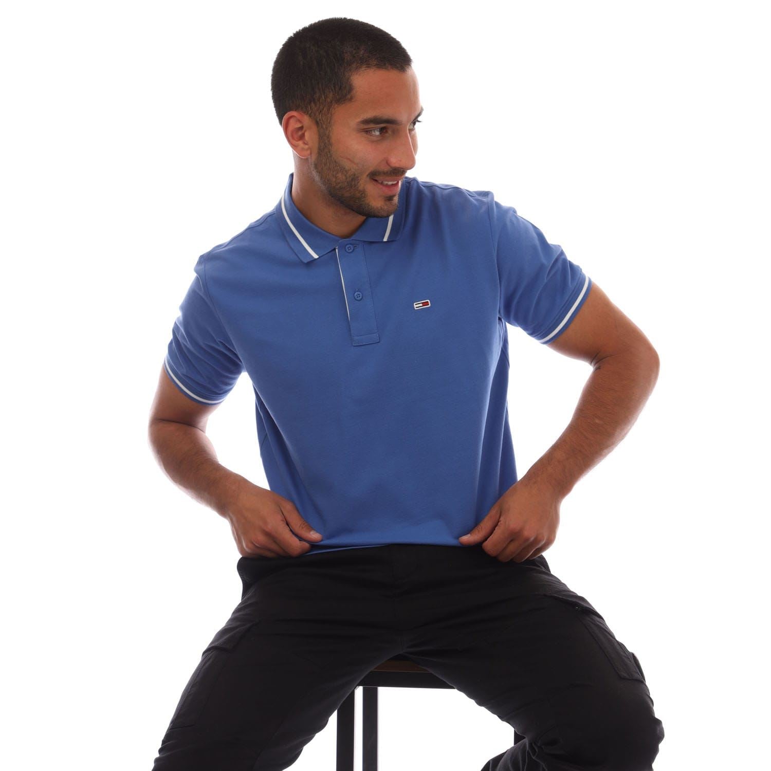 Tommy Jeans Regular Fit Tipped Polo Shirt