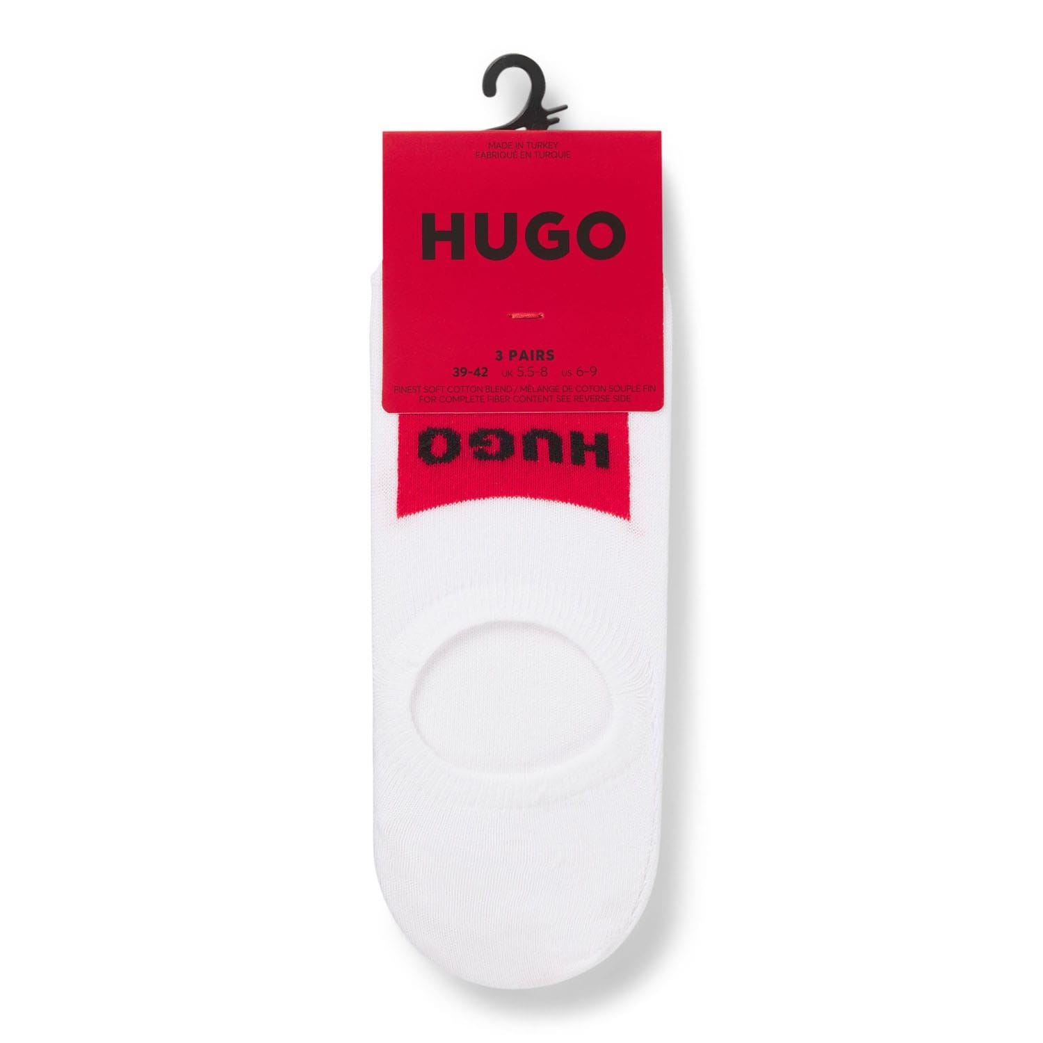 Hugo 3 Pack of Invisible Socks