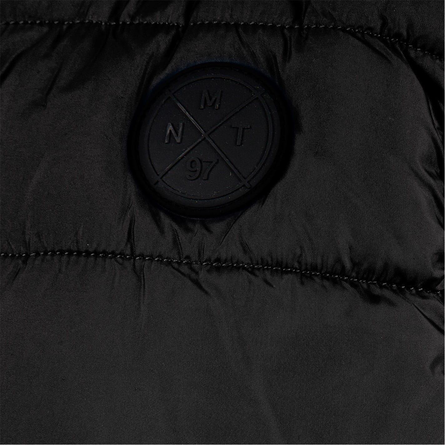 Minoti Boys Padded Gilet Detachable Hood Black