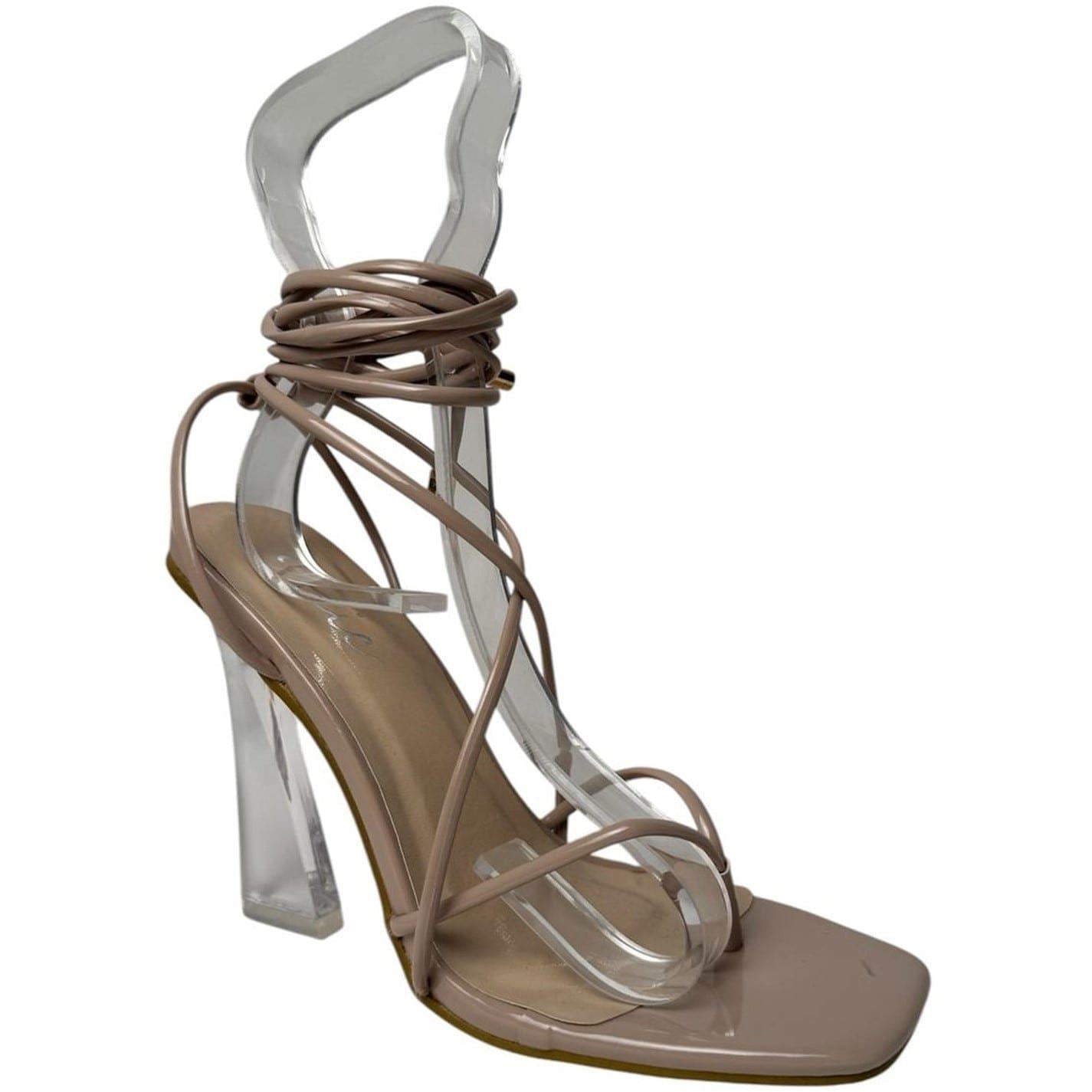 Chic High Heel Toe Post Sandals