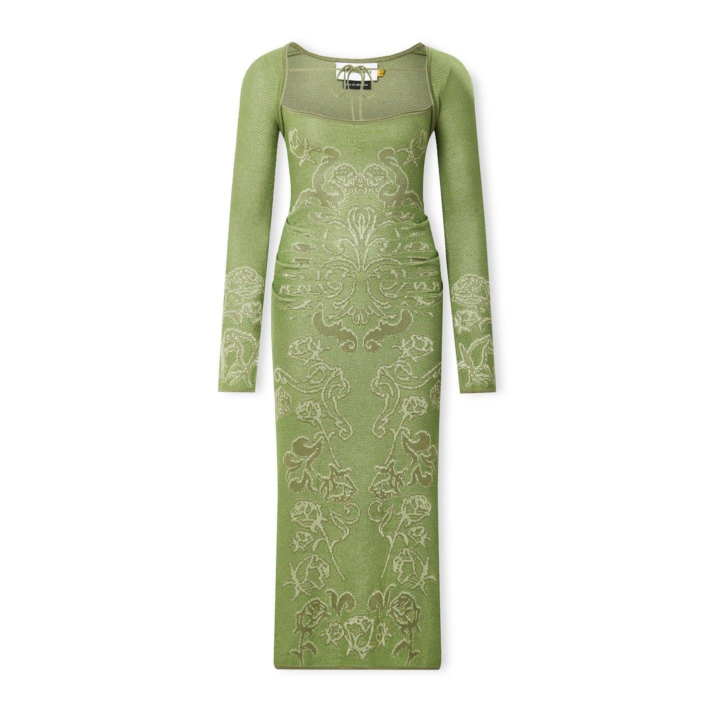 House Of Sunny Envy Sweetheart Neck Midi Bodycon Dress