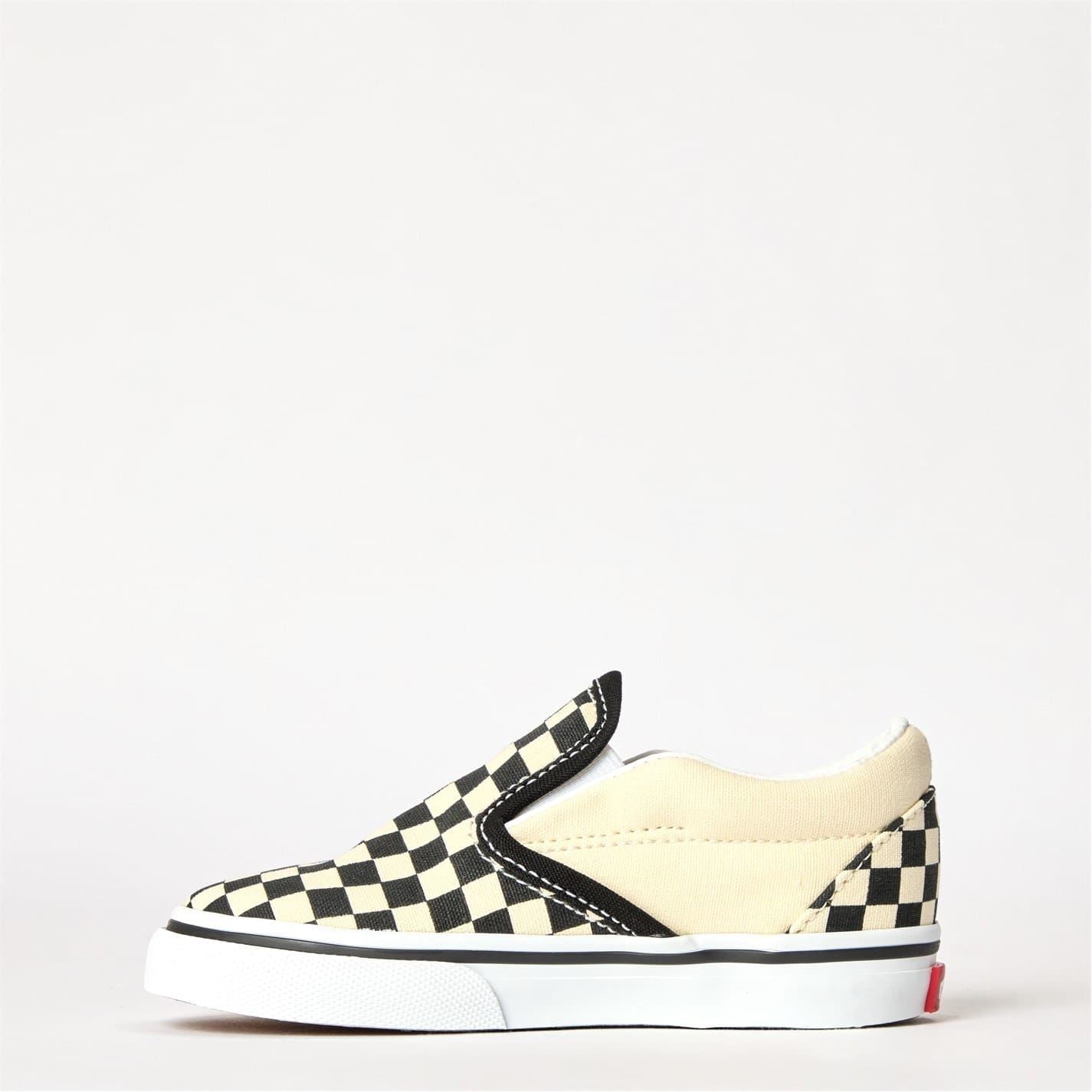 Vans K Classic Checkerboard Canvas Low Top Slip-Ins