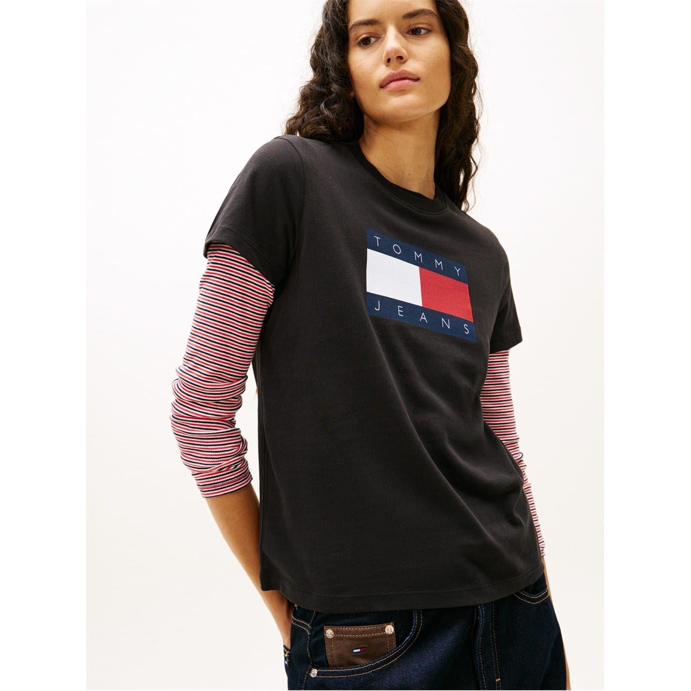 Tommy Jeans Tj Badge Rib Regular Fit T-Shirt