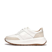 Fit Flop F-Mode Leather/Suede Flatform Trainers
