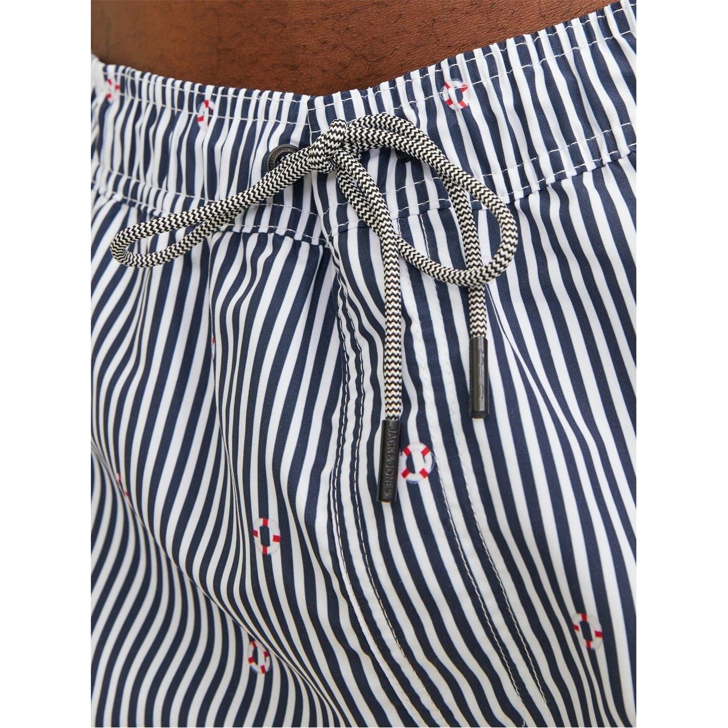 Jack and Jones Fiji Stripe Swim Shorts