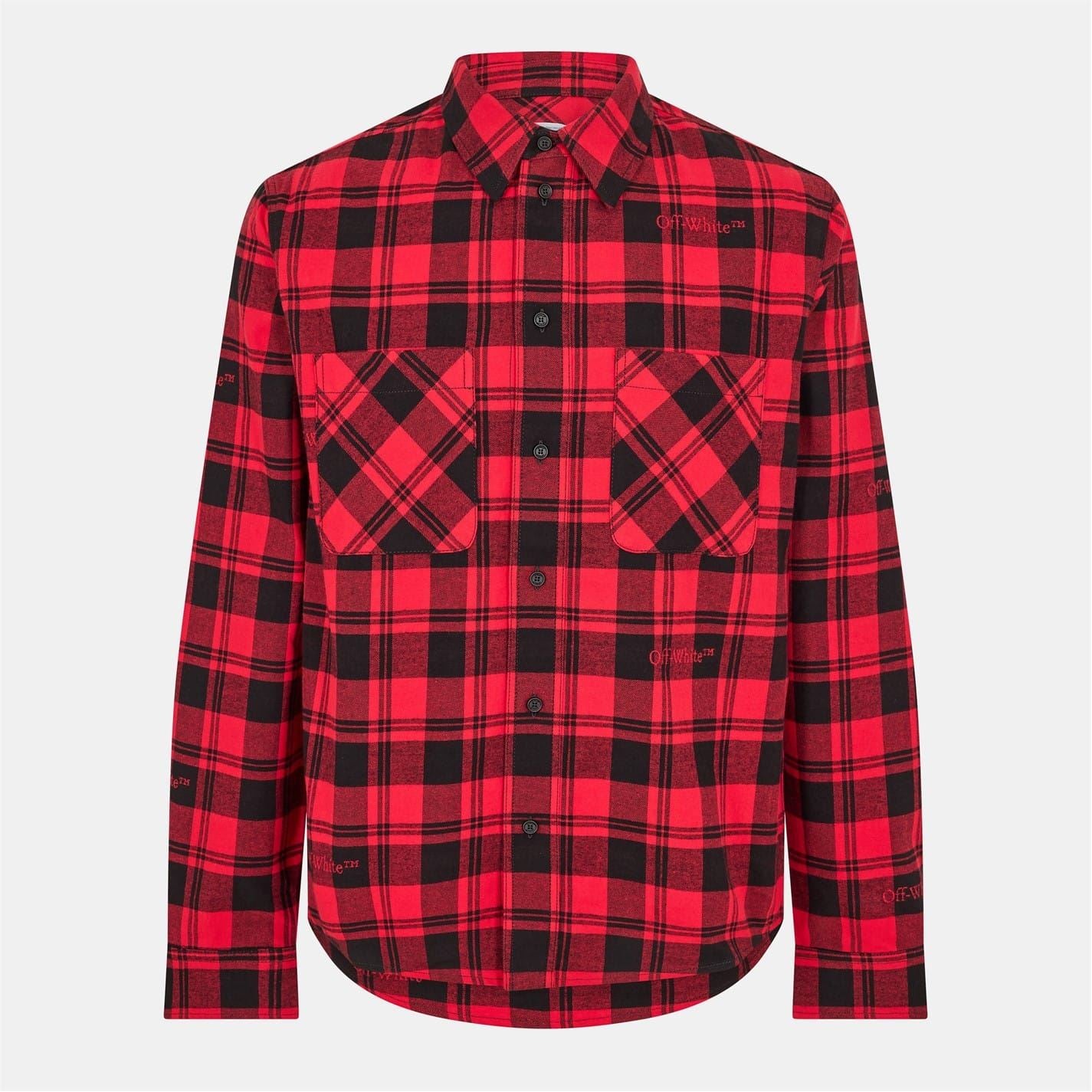 Off White Check Shirt