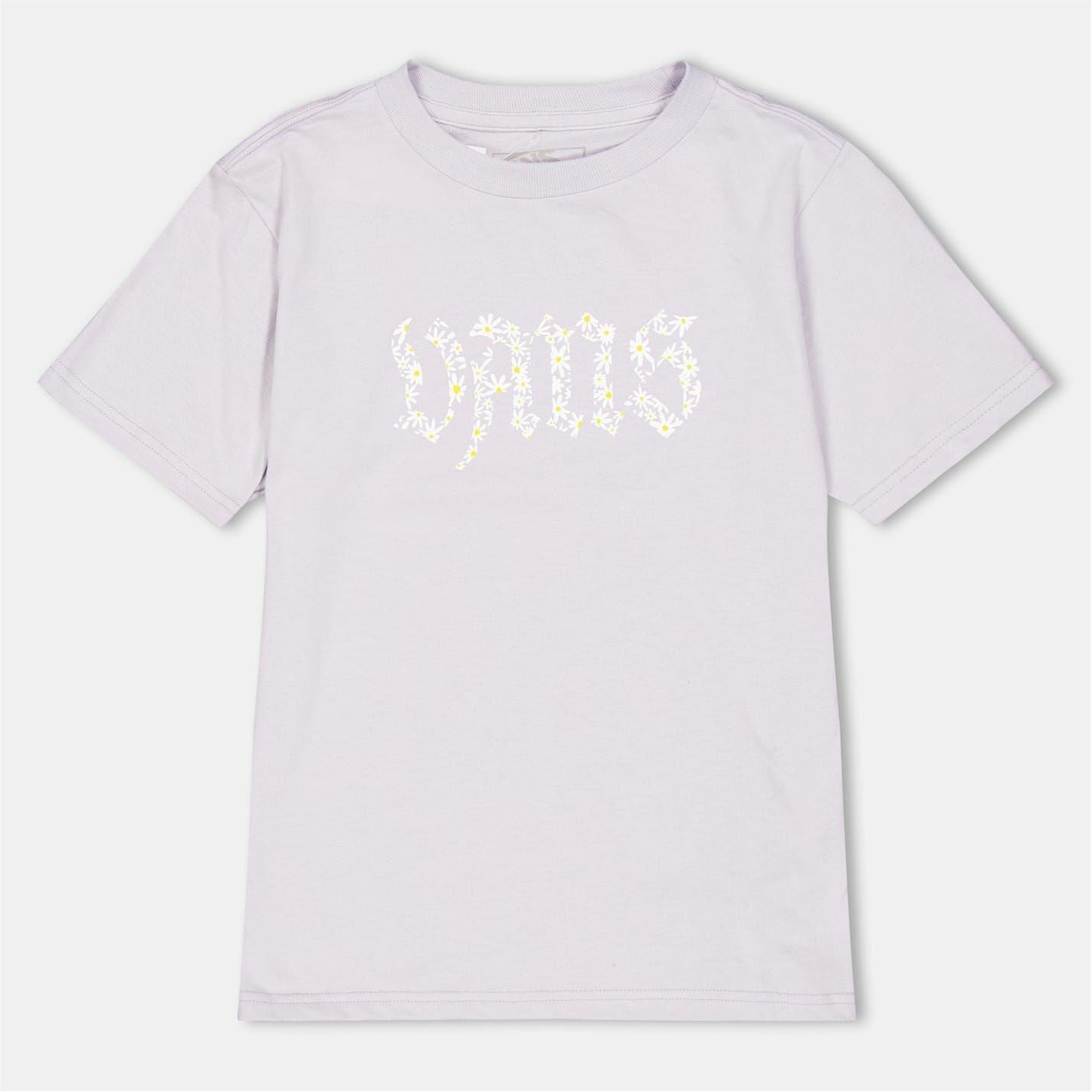 Vans Daisy Floral Embroidered Kids T-Shirt