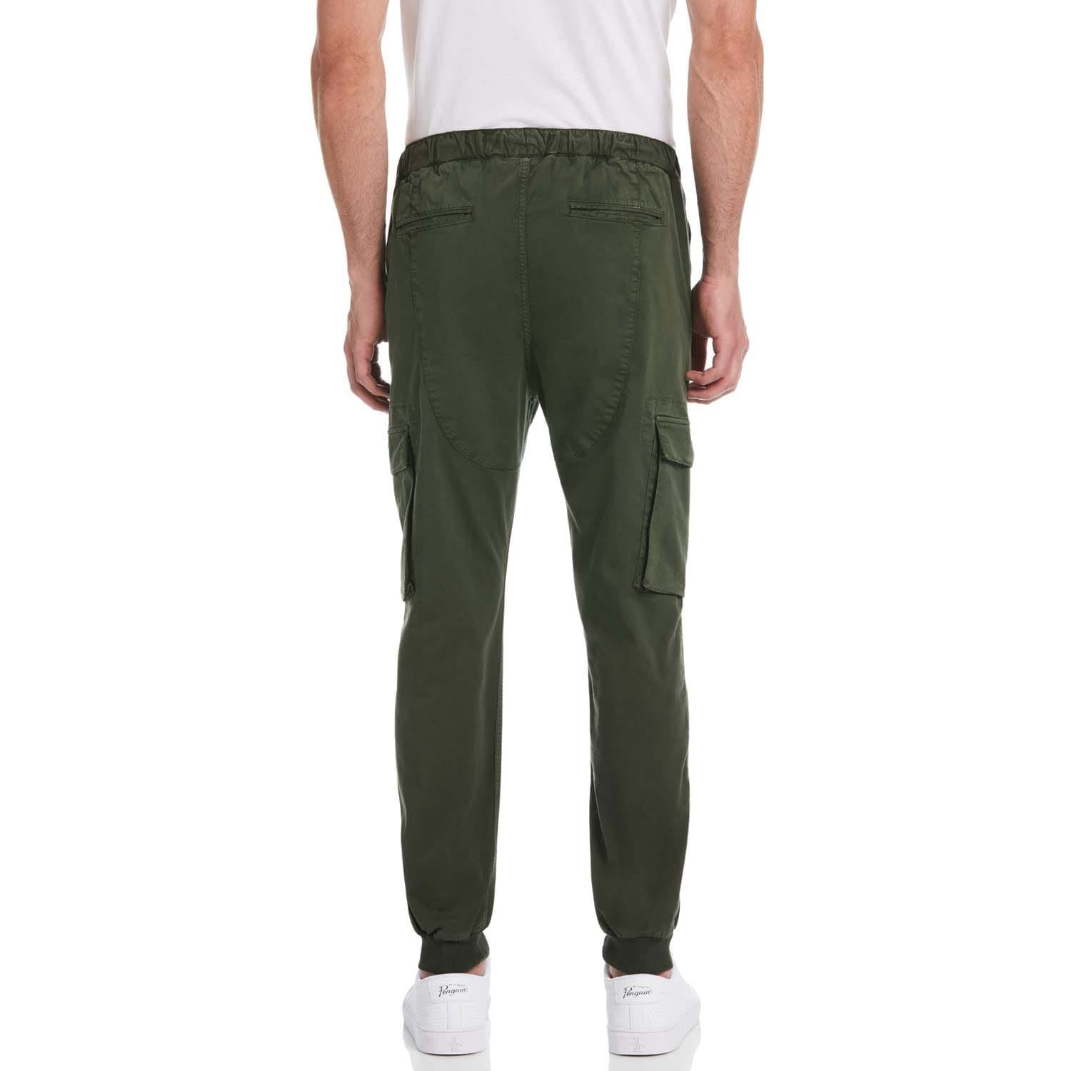 Original Penguin Tapered Fit Drawstring Cargo Pants