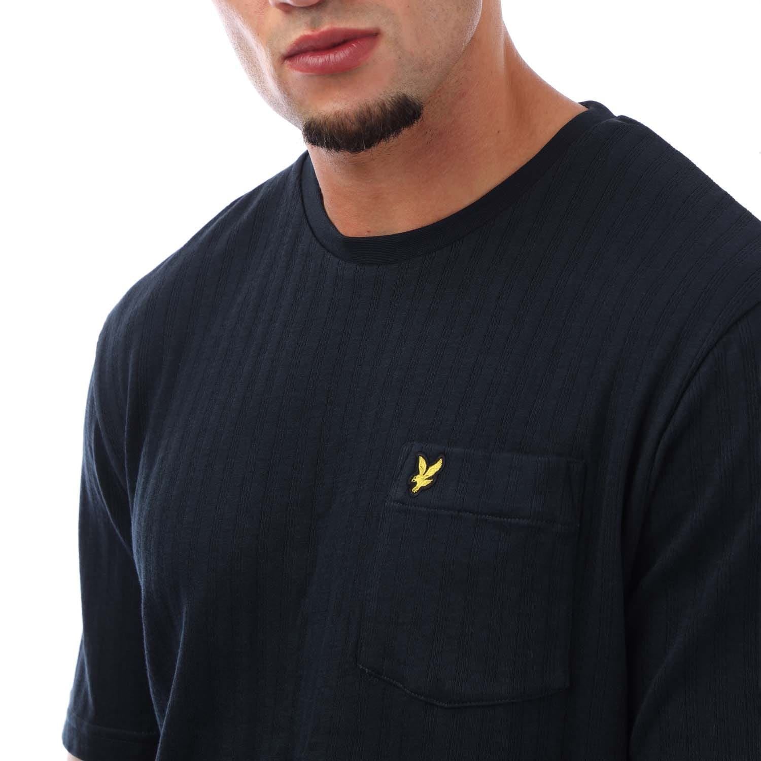 Lyle And Scott Textured Stripe T-Shirt